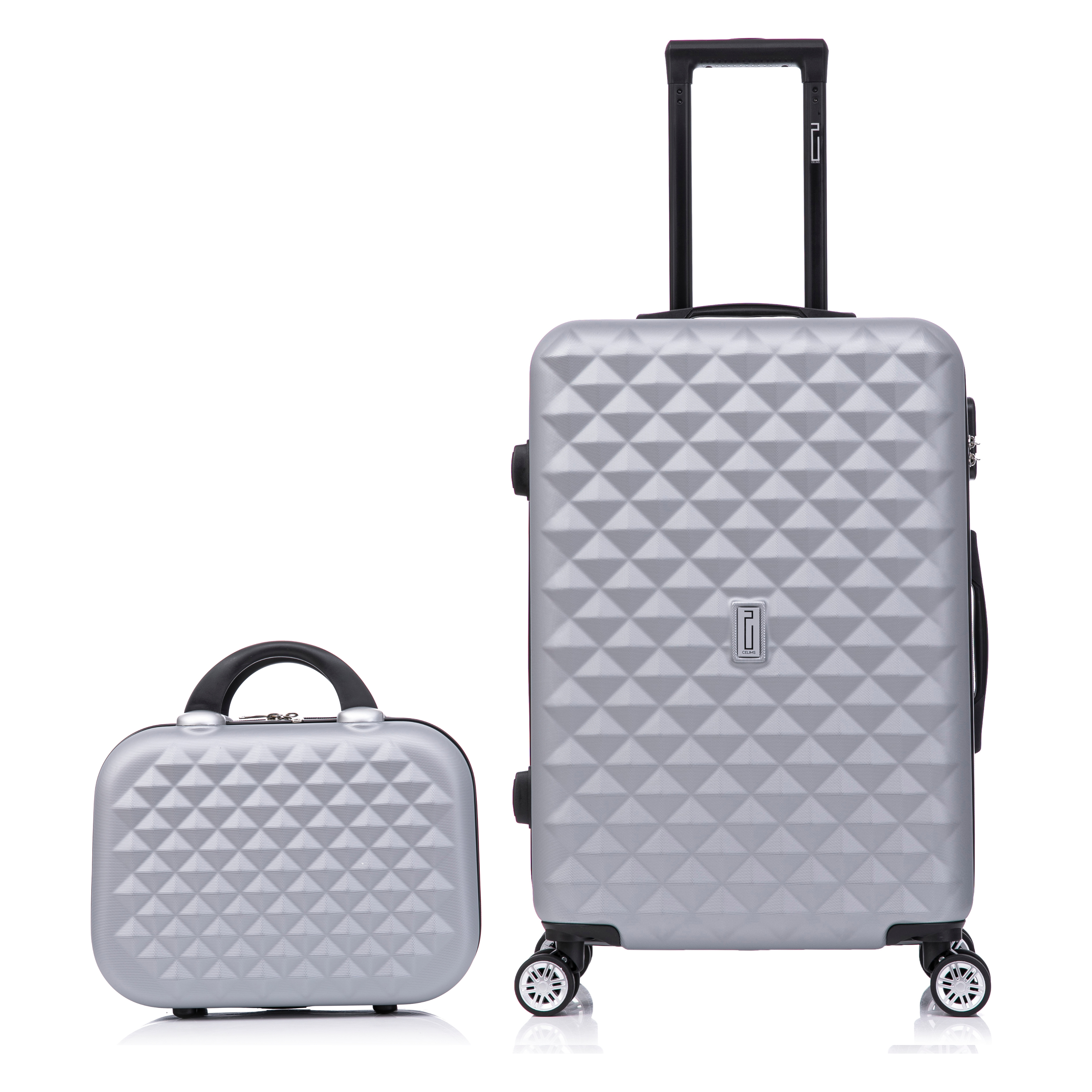 Urbaner Kabinenkoffer mit Kosmetikkoffer | Handgepäck | 55x40x20 | Geld
