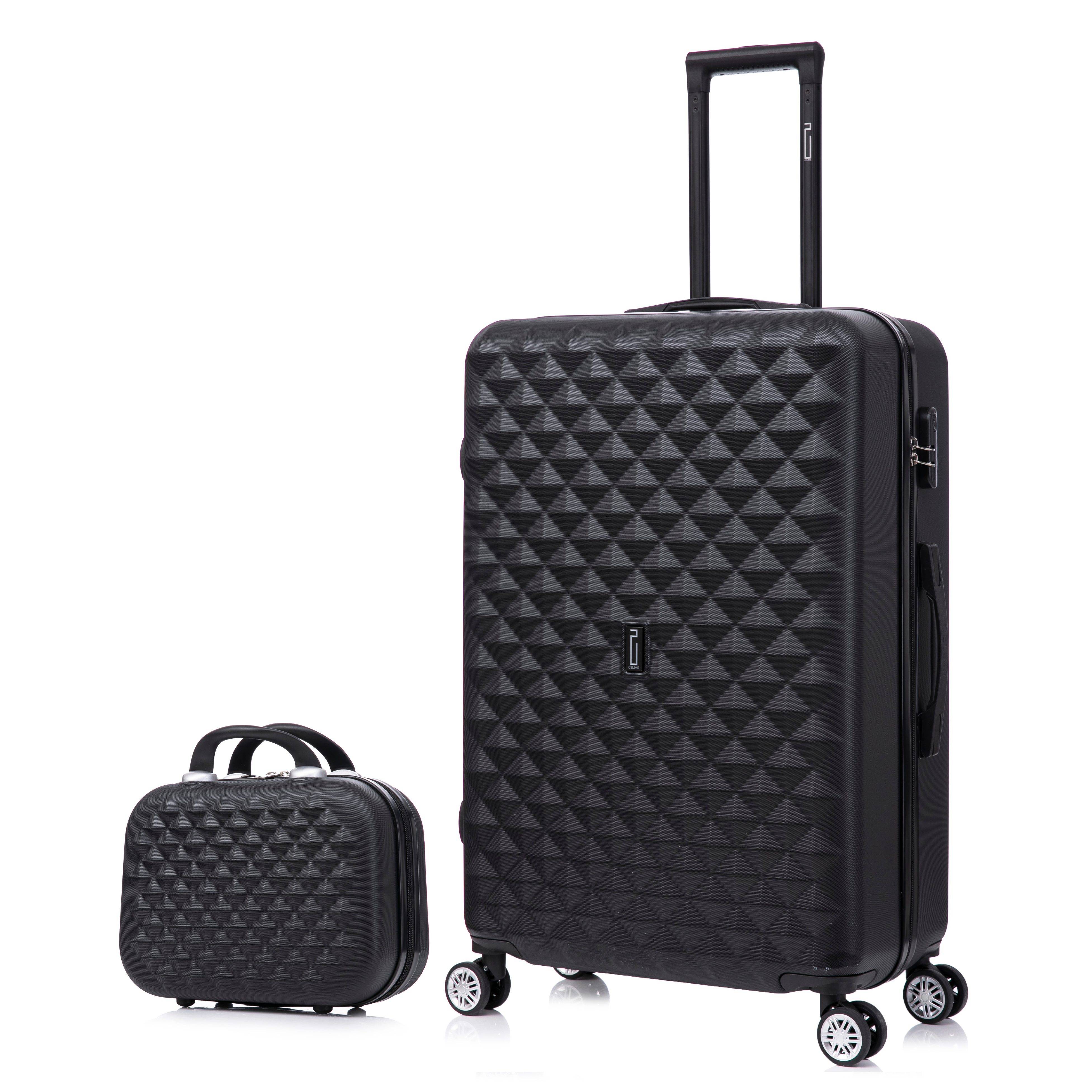 Großer Stadtkoffer | Großer Hartschalenkoffer | 75x45x28 | Schwarz