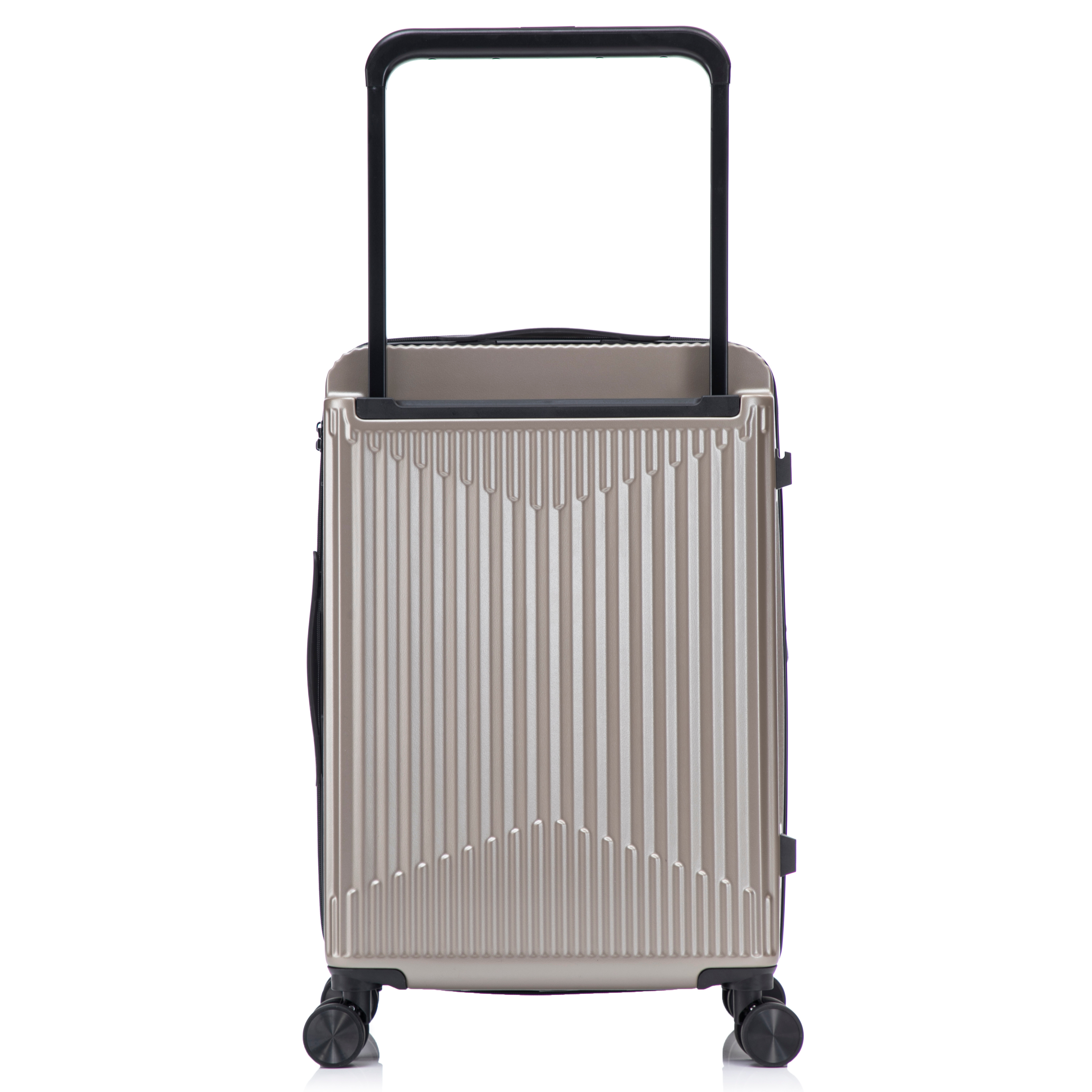 Valise Cabine 55 cm ABS – Wide Trolley - Extensible & Serrure TSA