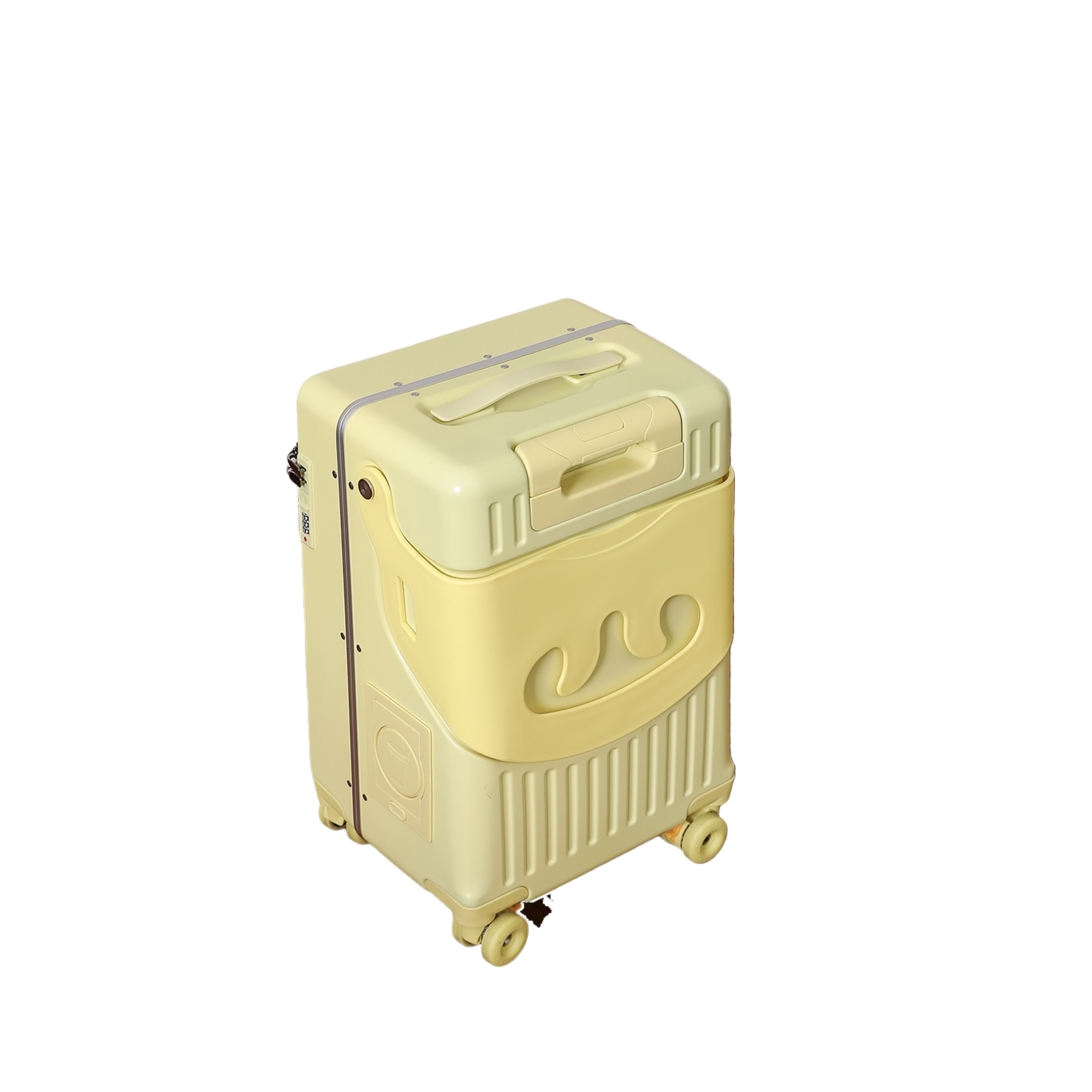 Valise Cabine avec Siège Enfant PopSeat - 55x35x25 - Porte USB - roulettes Ultra Résistantes avec Frein - Porte Gobelet - Cadenas - Rose