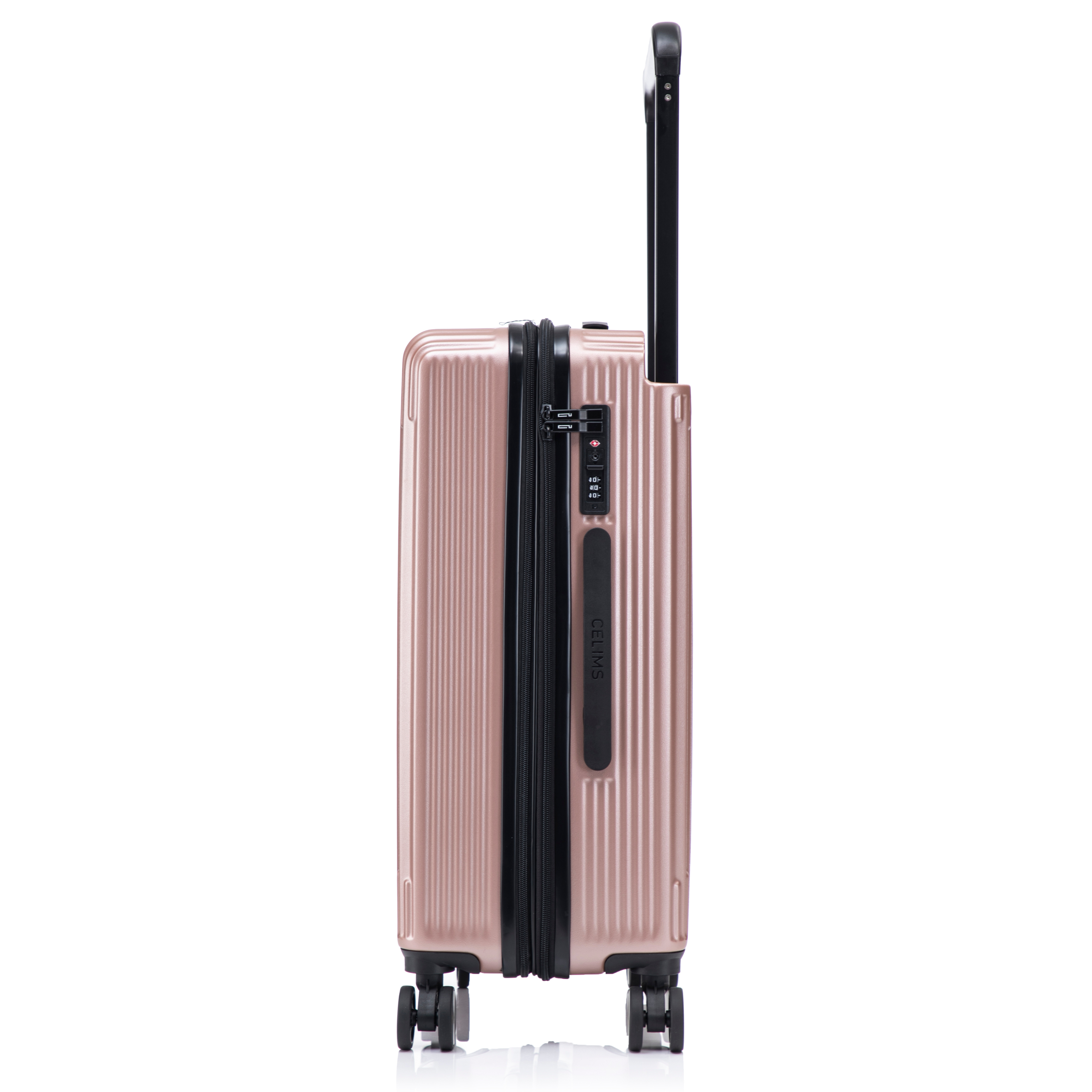 Valise Cabine 55 cm ABS – Wide Trolley - Extensible & Serrure TSA