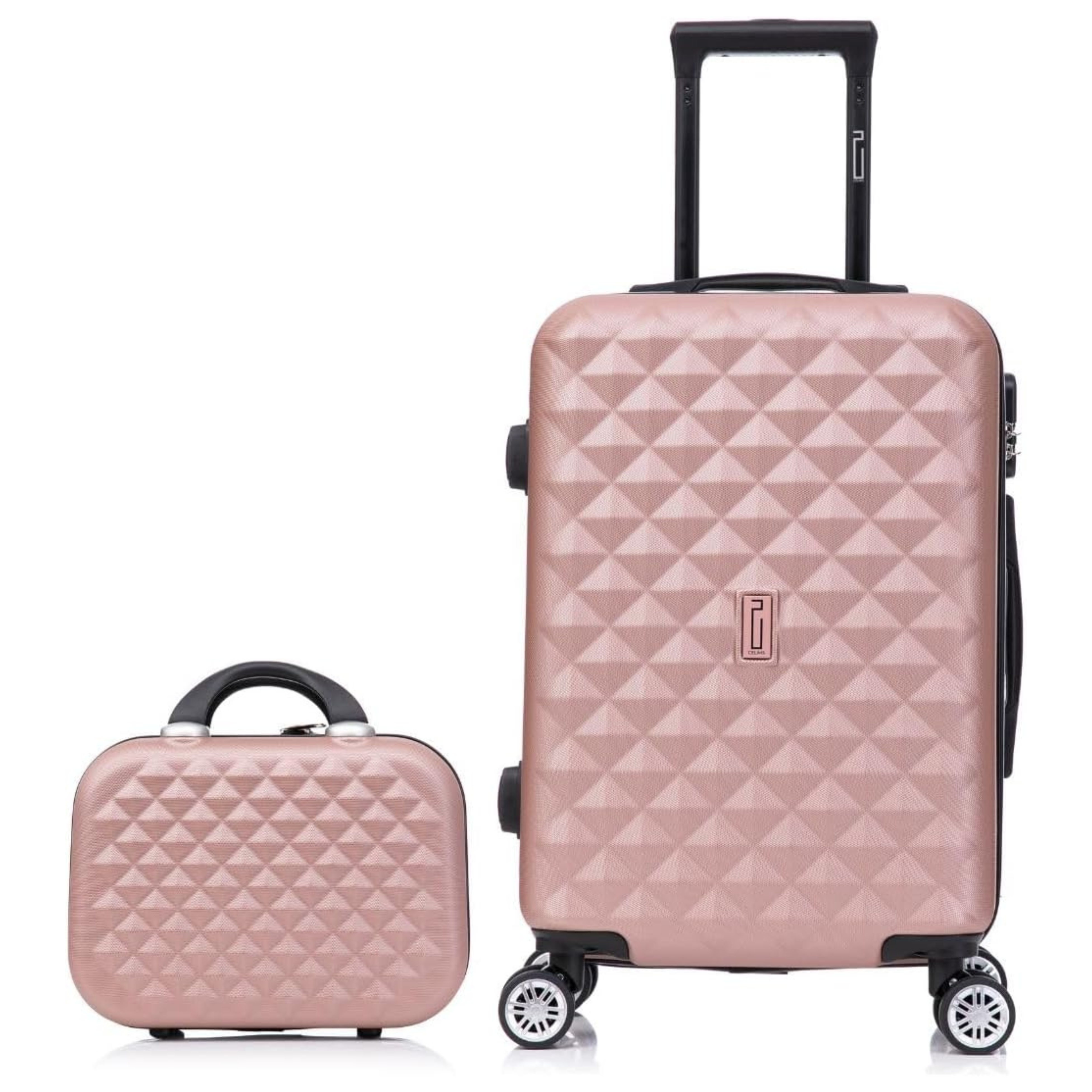 Urbaner Kabinenkoffer | Handgepäck | 55x35x25 | Roségold