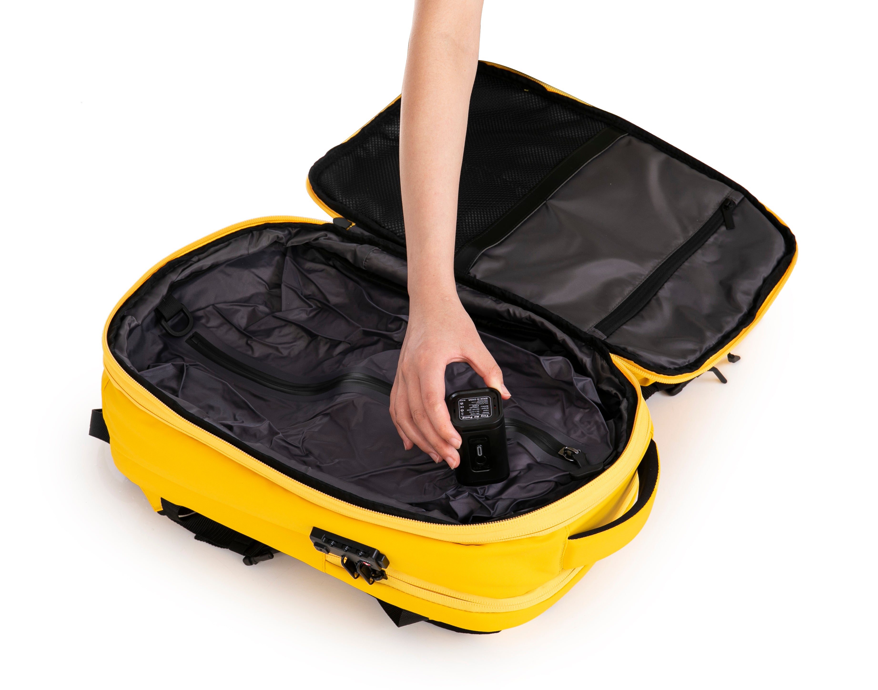 Sac à dos compressible V2 – Avec ou sans pompe, sac de compression inclus