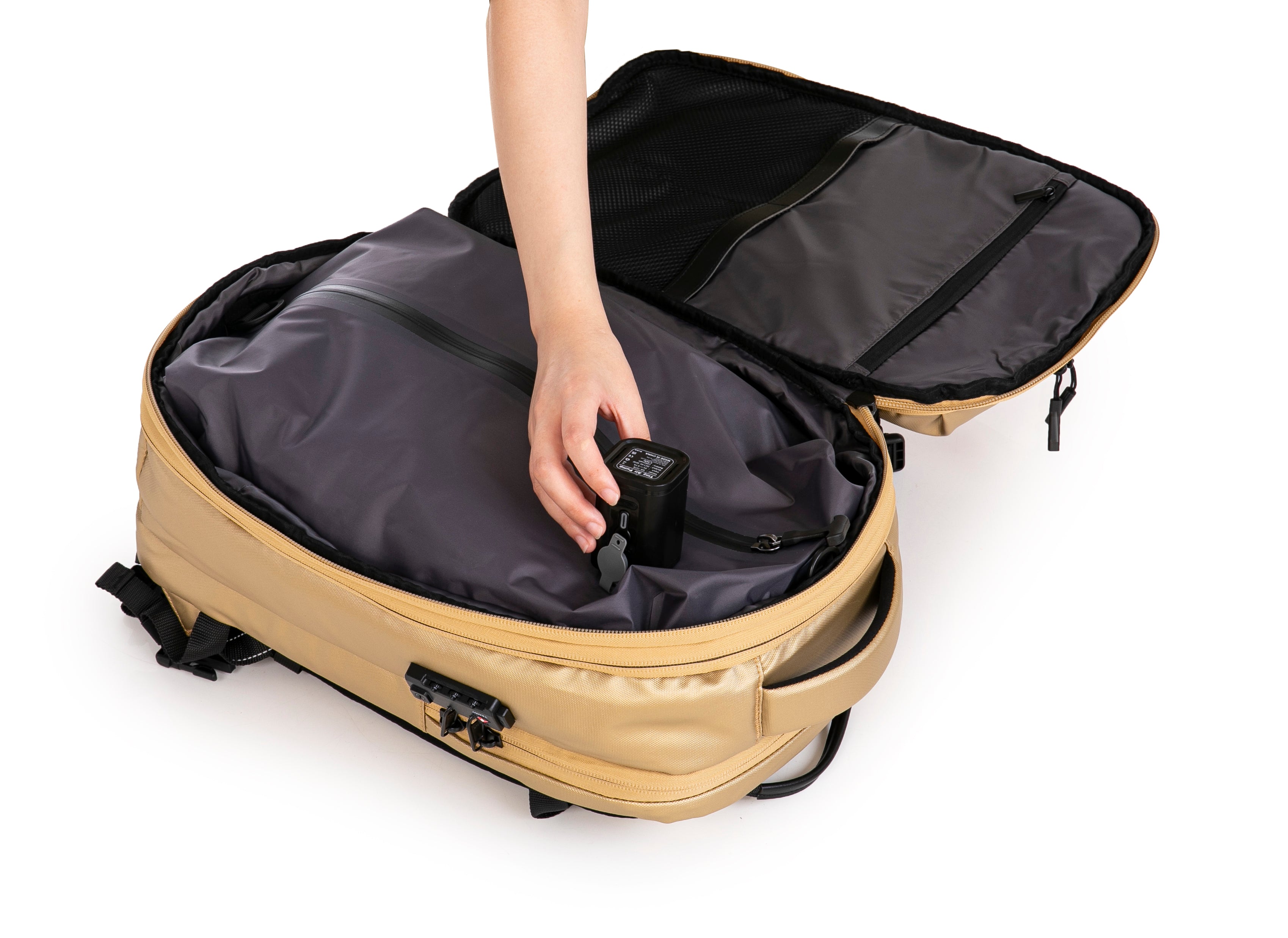 Sac à dos compressible V2 – Avec ou sans pompe, sac de compression inclus
