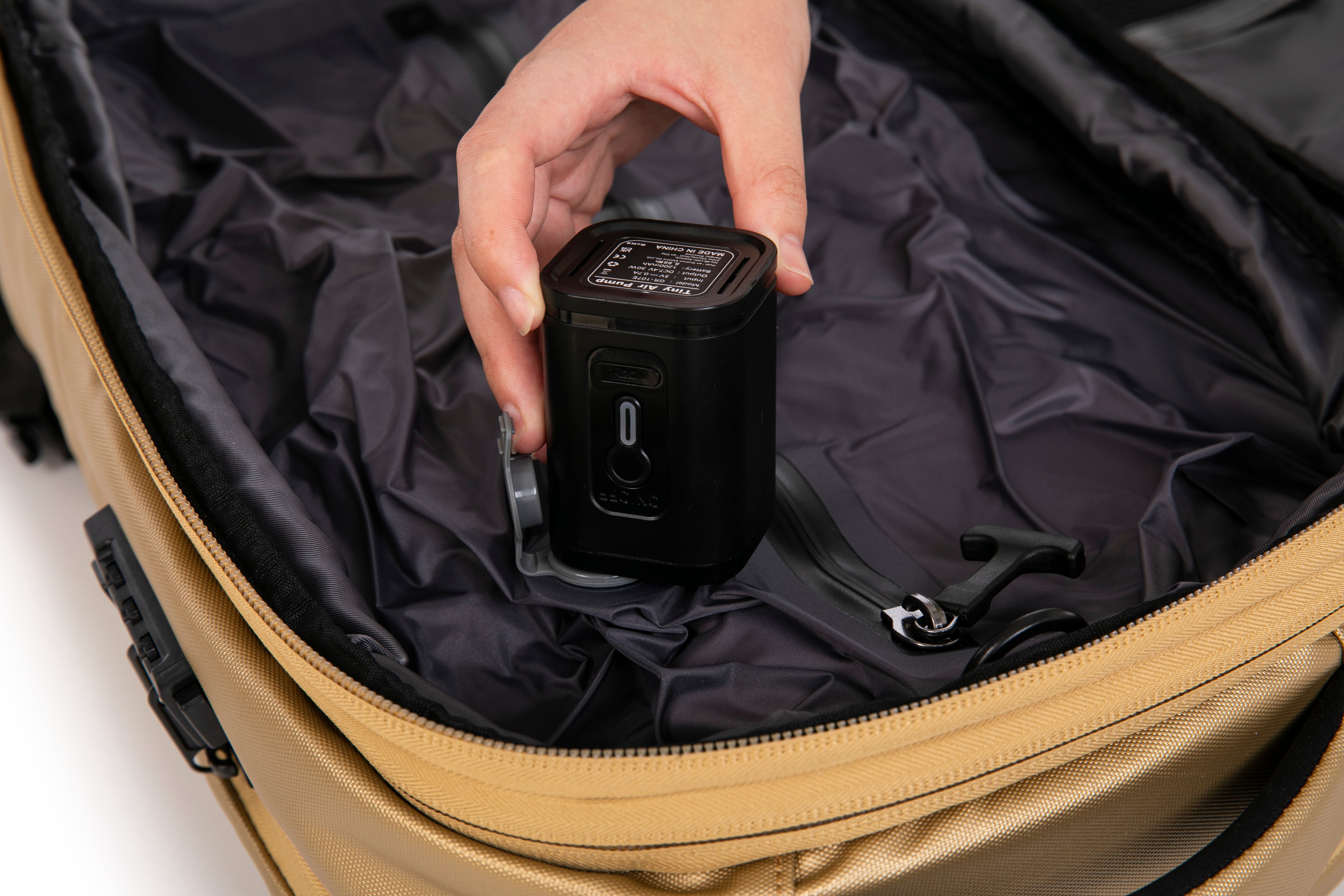 Sac à dos compressible V2 – Avec ou sans pompe, sac de compression inclus