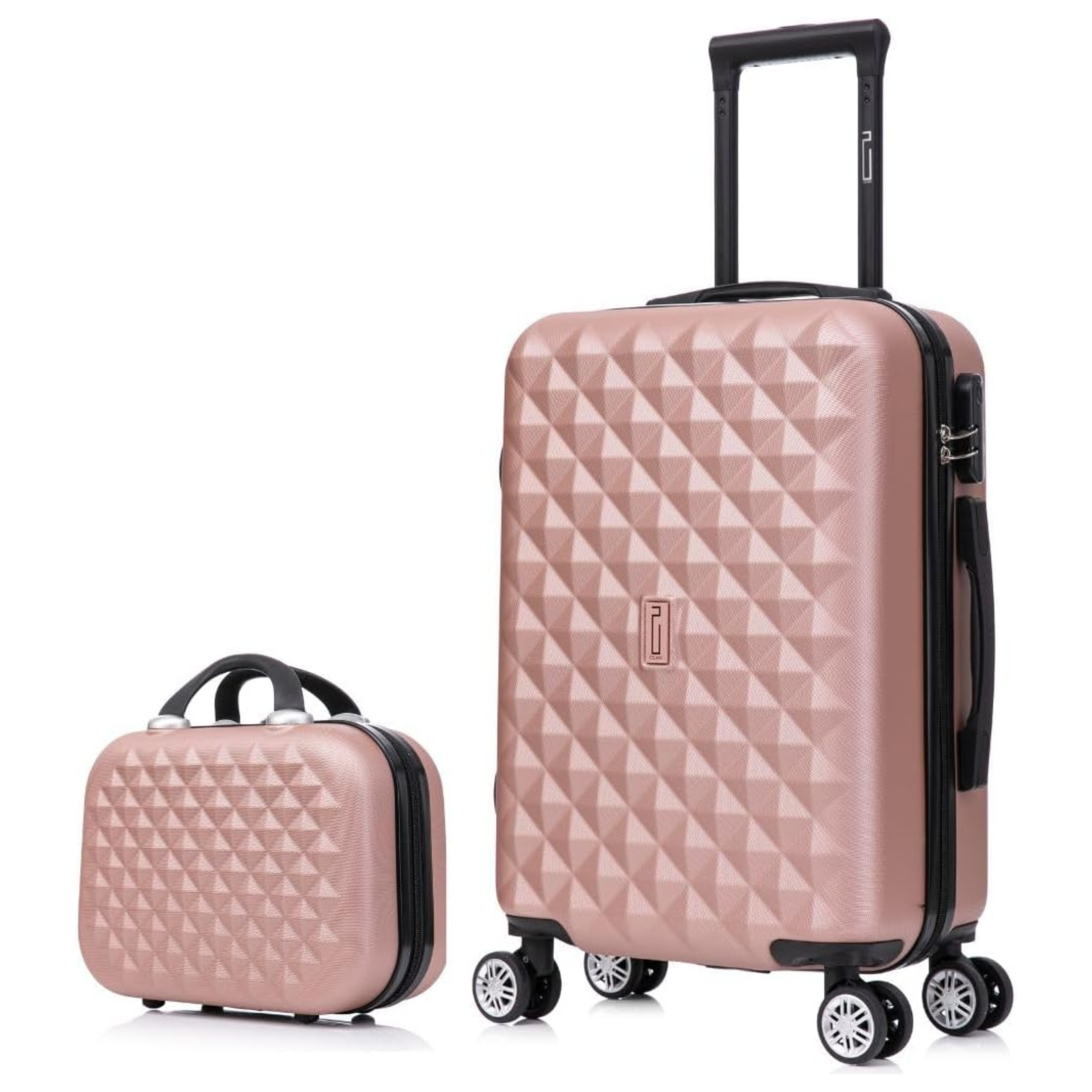 Urbaner Kabinenkoffer | Handgepäck | 55x35x25 | Roségold