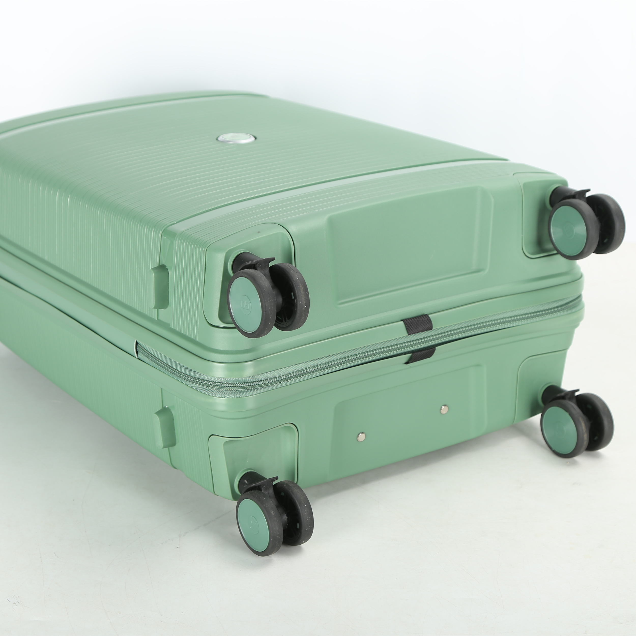 Juego de 3 Maletas – Polipropileno (XL-75cm) (L-65cm) (S-55cm) – Verde Pastel