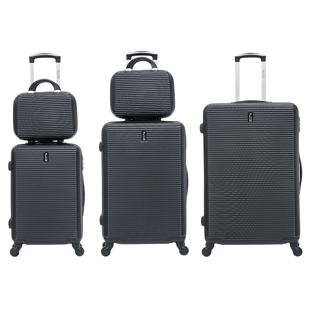 5-piece Weekend Suitcase Set – 4 suitcases + vanity case
