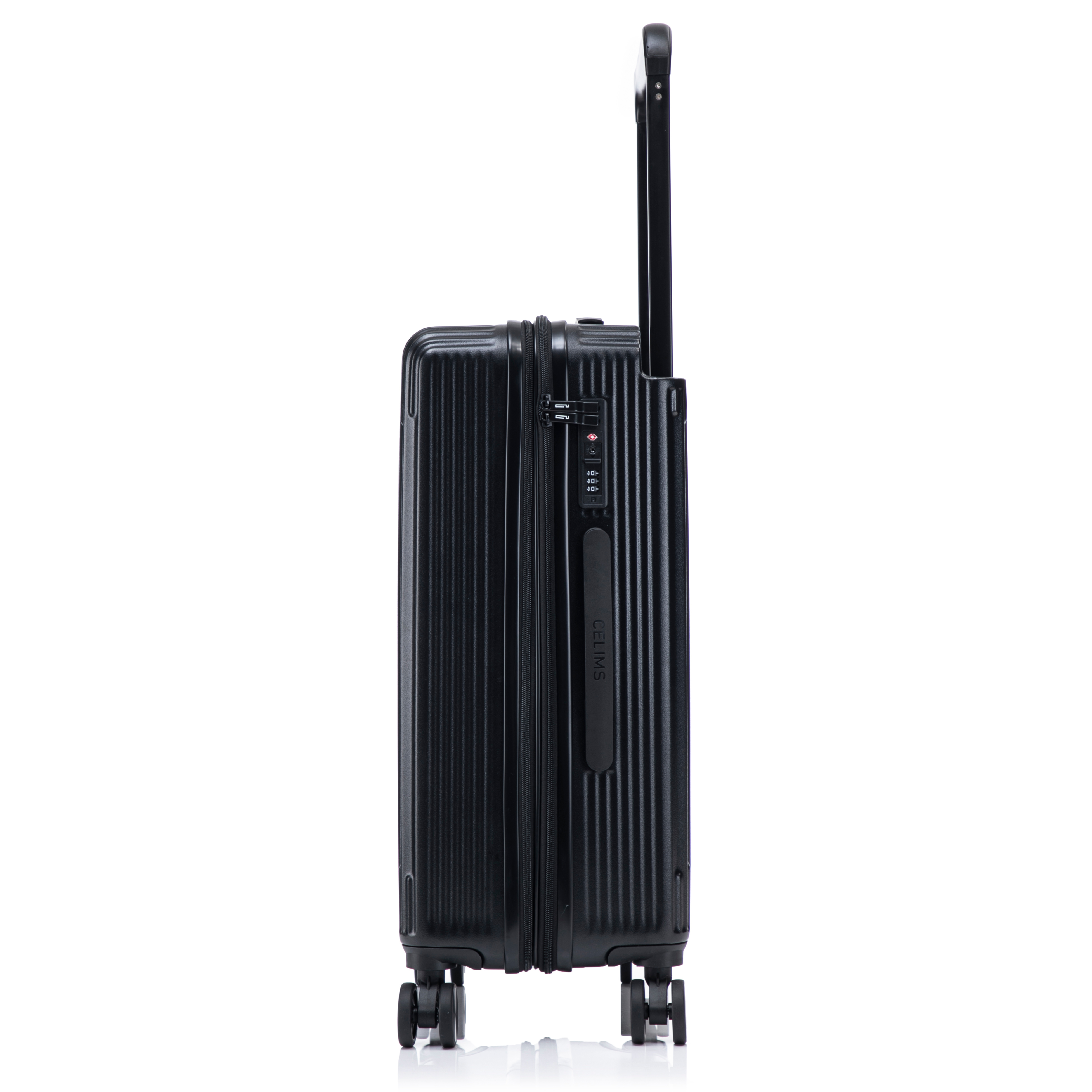 Valise Cabine 55 cm ABS – Wide Trolley - Extensible & Serrure TSA