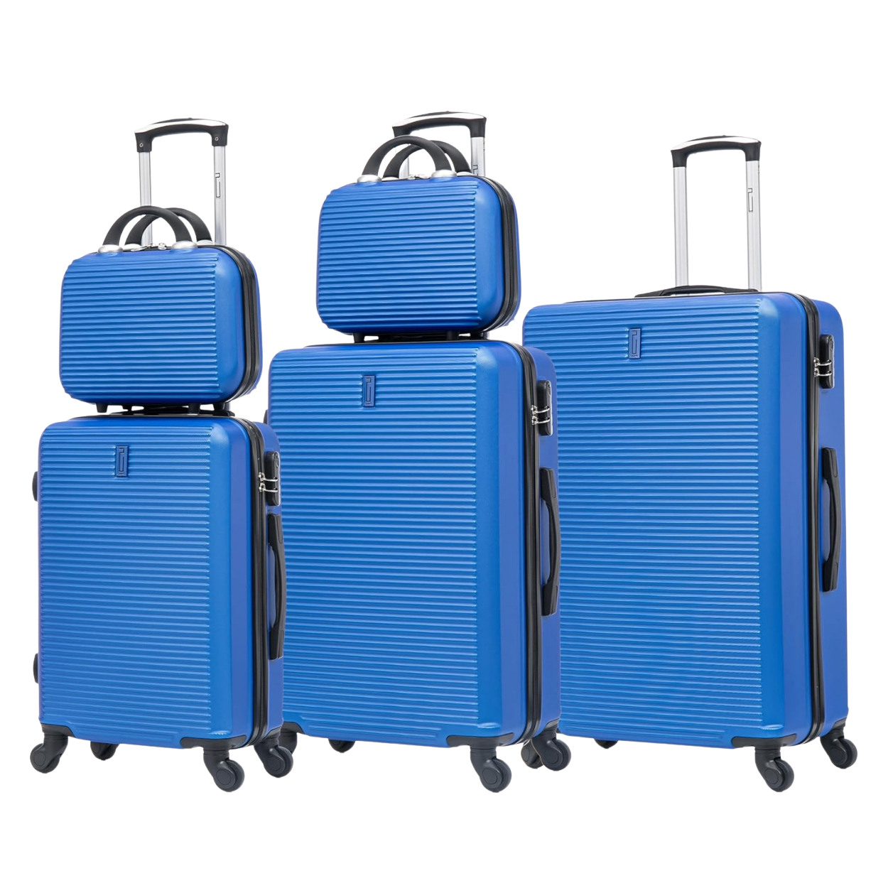 5-piece Weekend Suitcase Set – 4 suitcases + vanity case