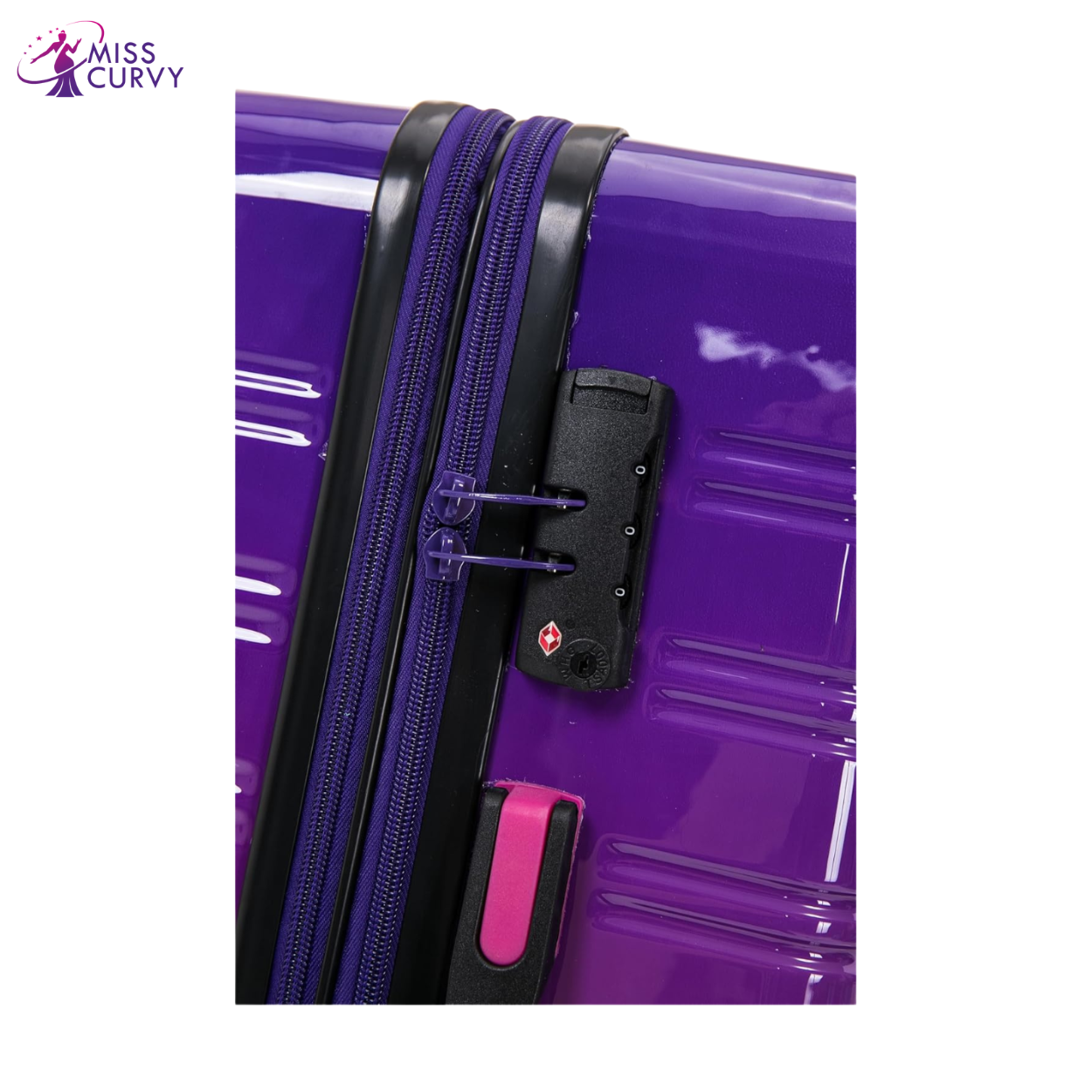 Valise Grande Taille Polycarbonate | Valise Soute 23 kg | 75x45x28 | Dégradé Violet