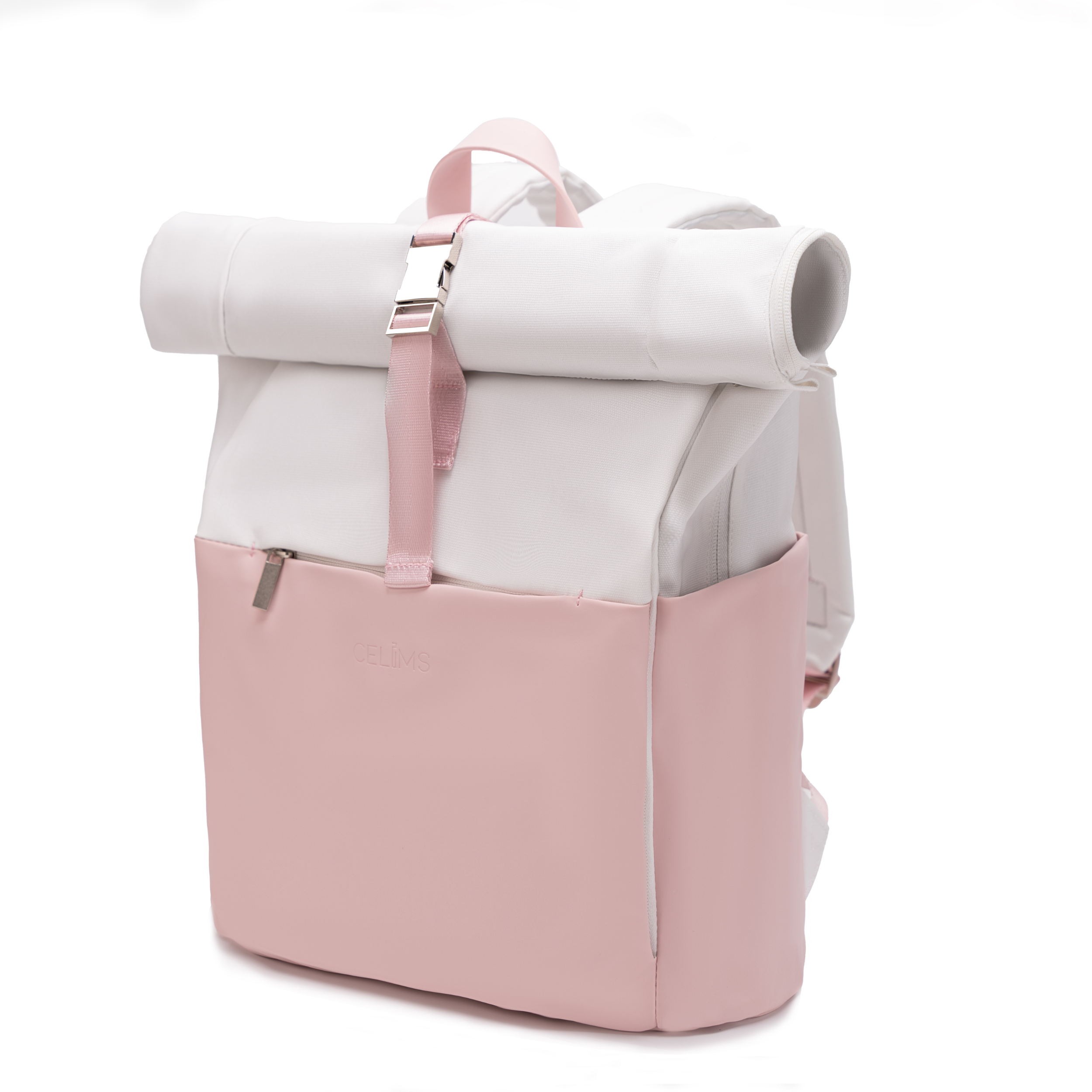 Zaino Roll-Top CELIMS - Bagaglio a mano 40x30x20cm - Impermeabile e ultra resistente - Sabbia