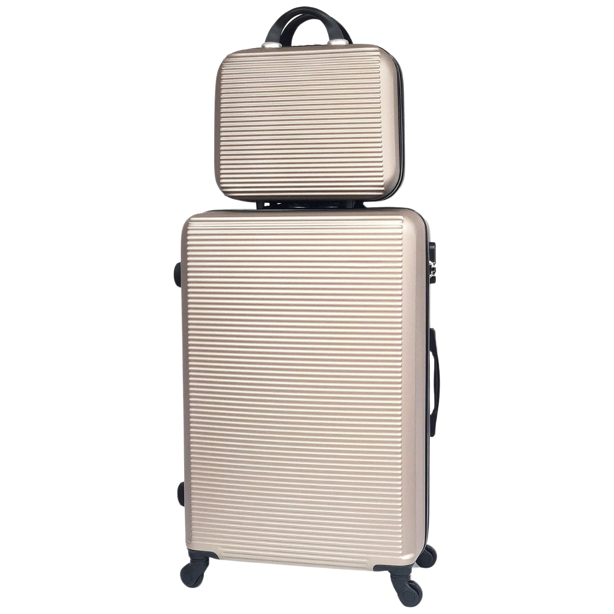 5-piece Weekend Suitcase Set – 4 suitcases + vanity case