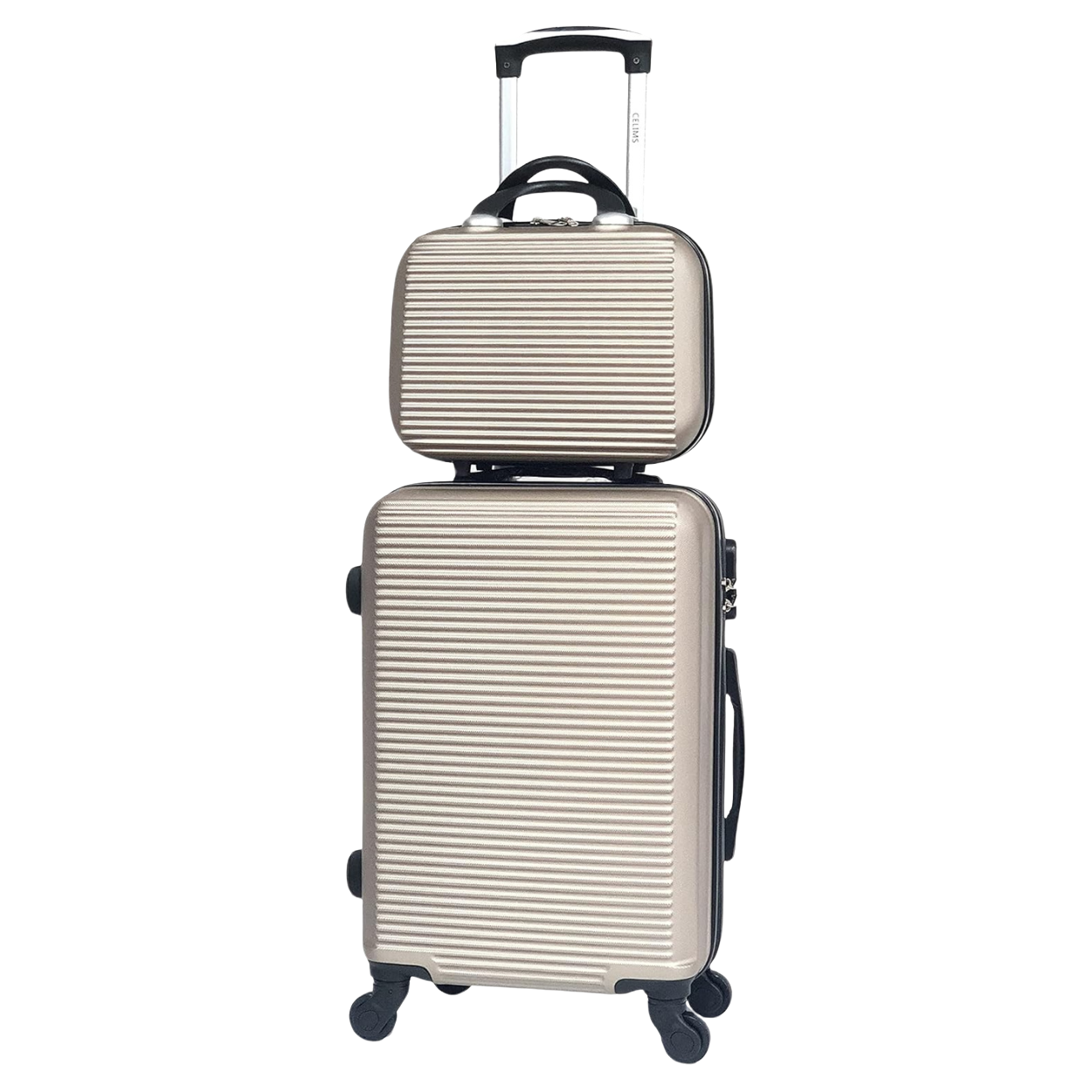 6-piece Weekend Suitcase Set – 4 suitcases + 2 vanity cases