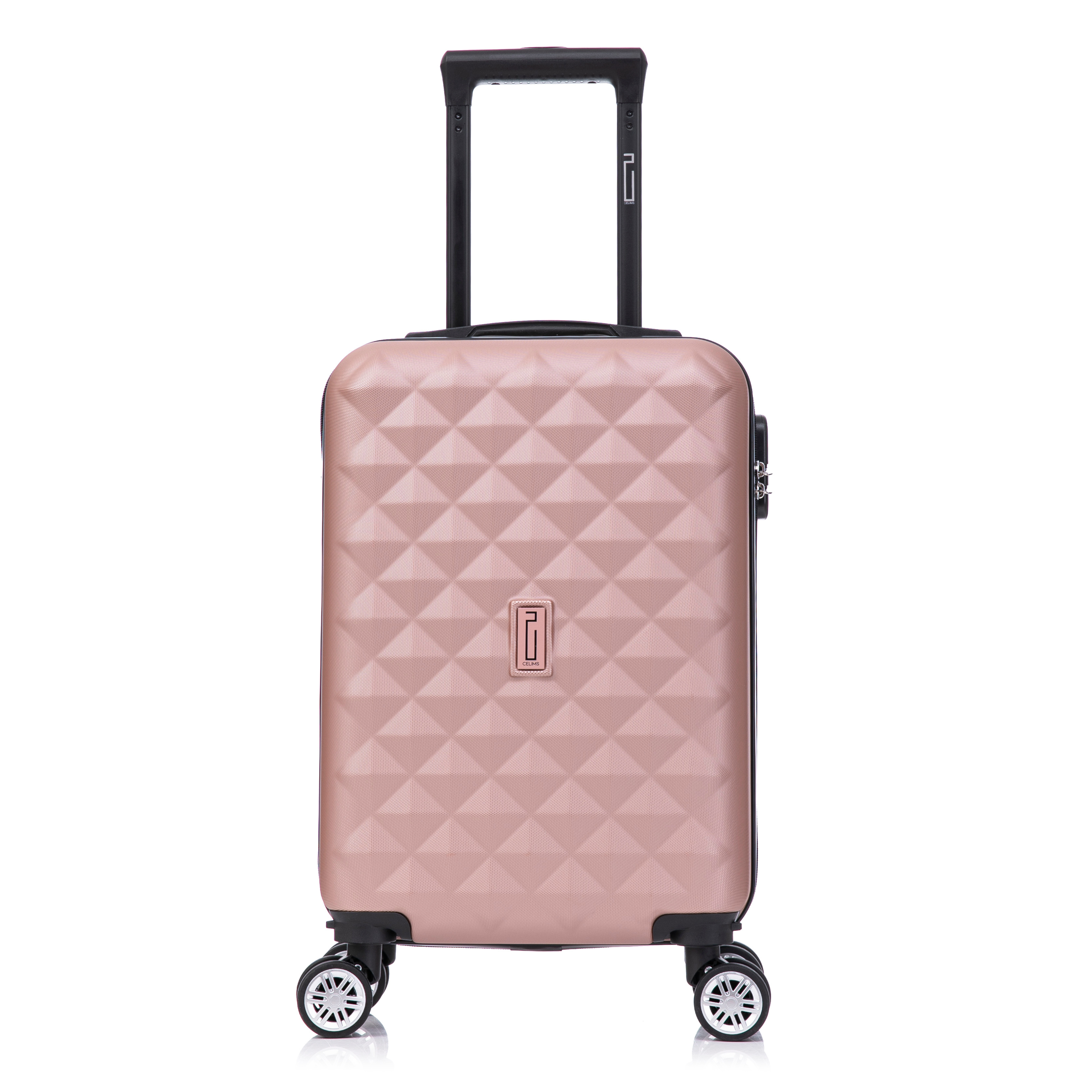 Urban 6-teiliges Kofferset | Kabinenkoffer | Mittlerer Koffer | Großer Koffer | 2x Kosmetikkoffer – Roségold