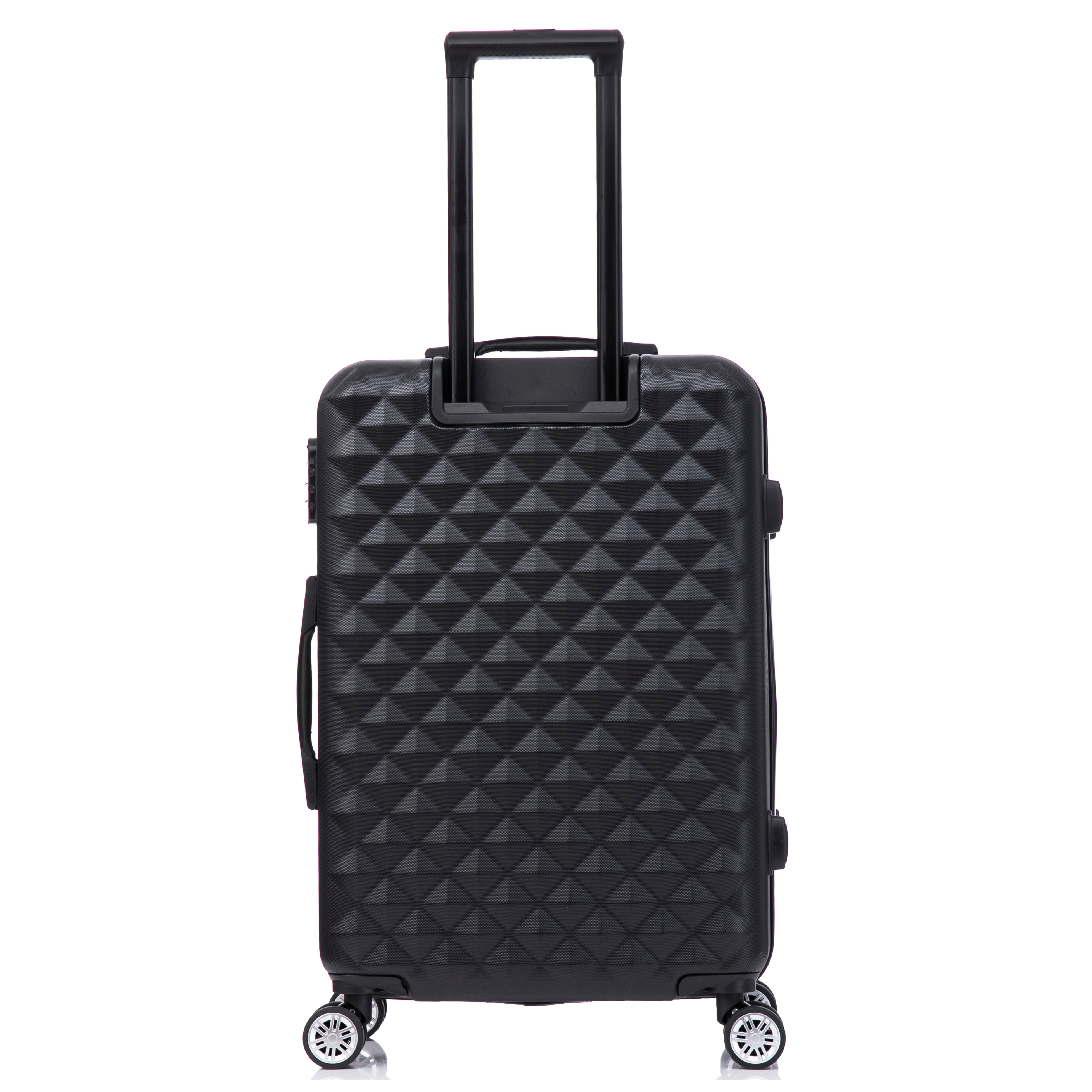 Urbaner Kabinenkoffer mit Kosmetikkoffer | Handgepäck | 55x40x20 | Schwarz