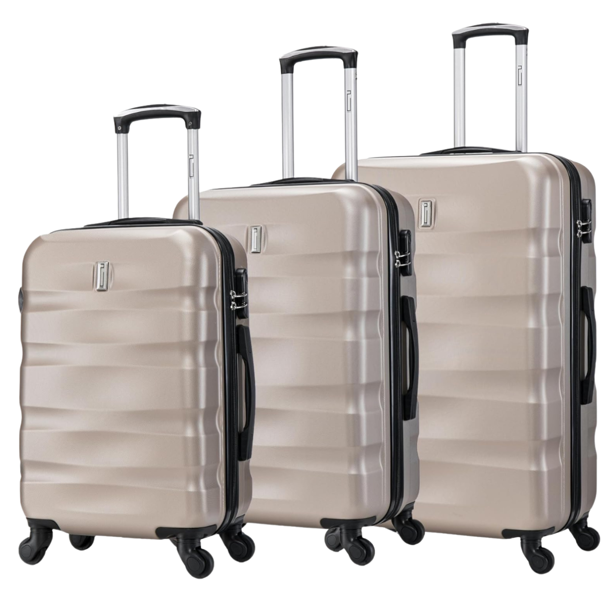 AeroWave 3-piece suitcase set – cabin, medium, large