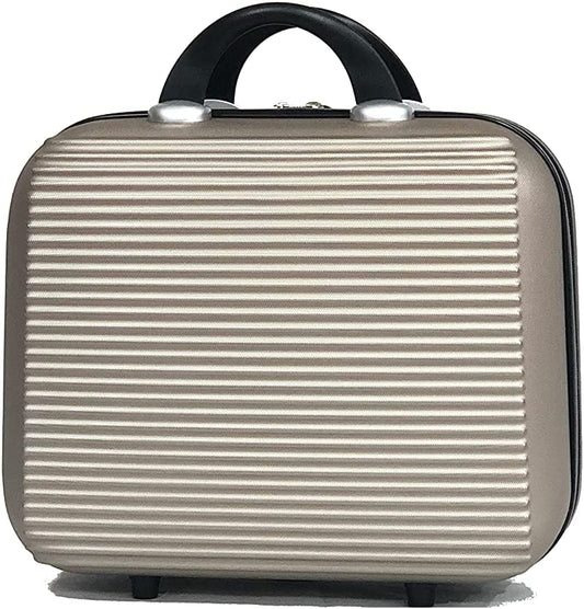 CELIMS - Vanity ABS assorti à votre valise - Couleur Champagne - Format 17 pouces