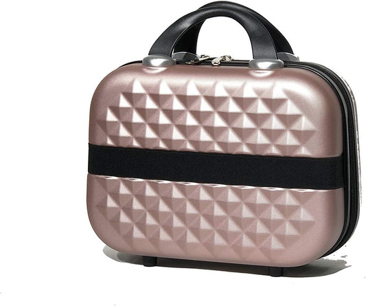 CELIMS - Vanity en ABS accompagnant votre valise - Couleur Rose Gold - Format 13 pouces