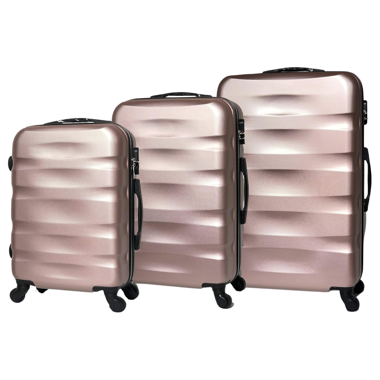 AeroWave 3-piece suitcase set – cabin, medium, large