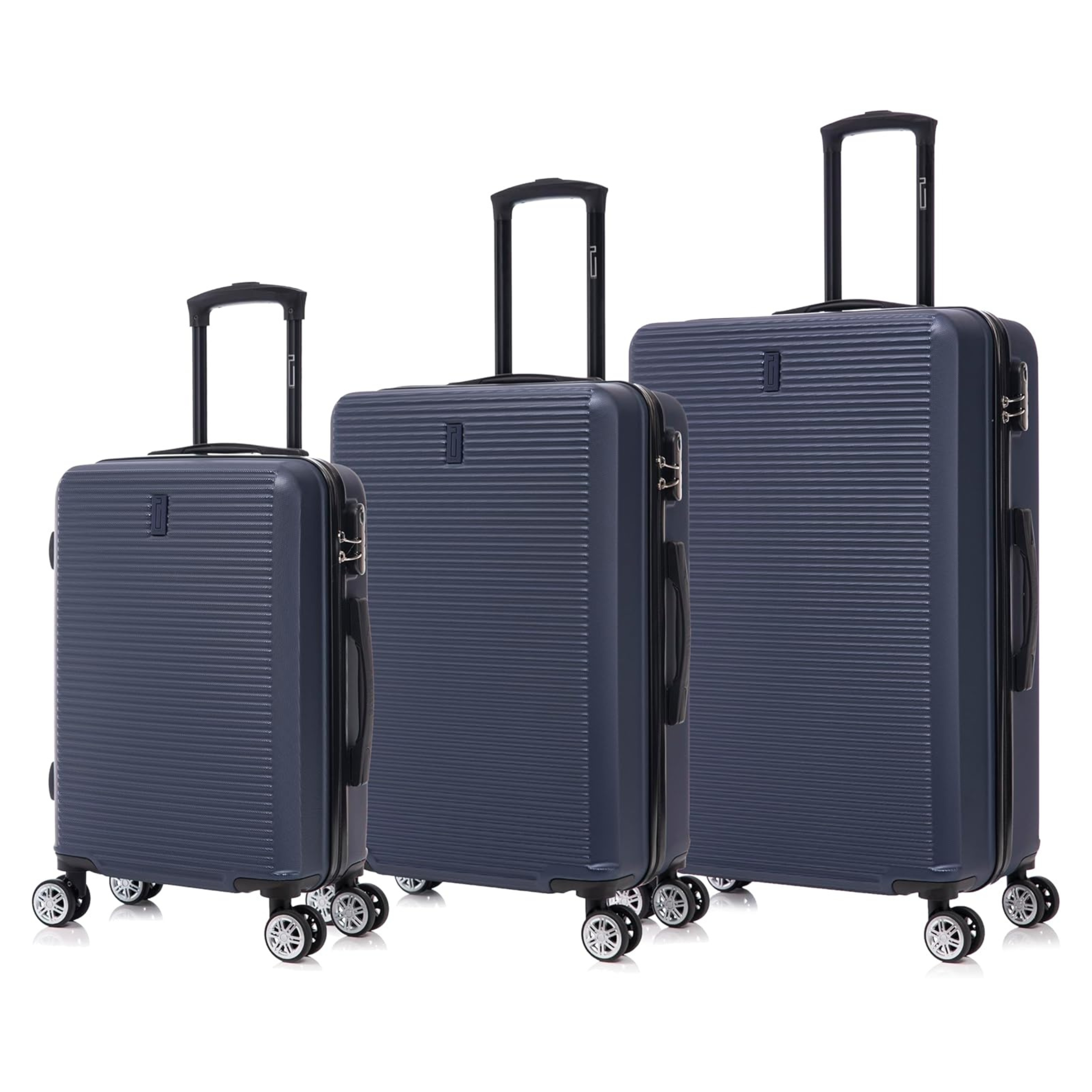 3 Piece Weekend Suitcase Set - Cabin Suitcase | Medium Suitcase | Large Suitcase - Green