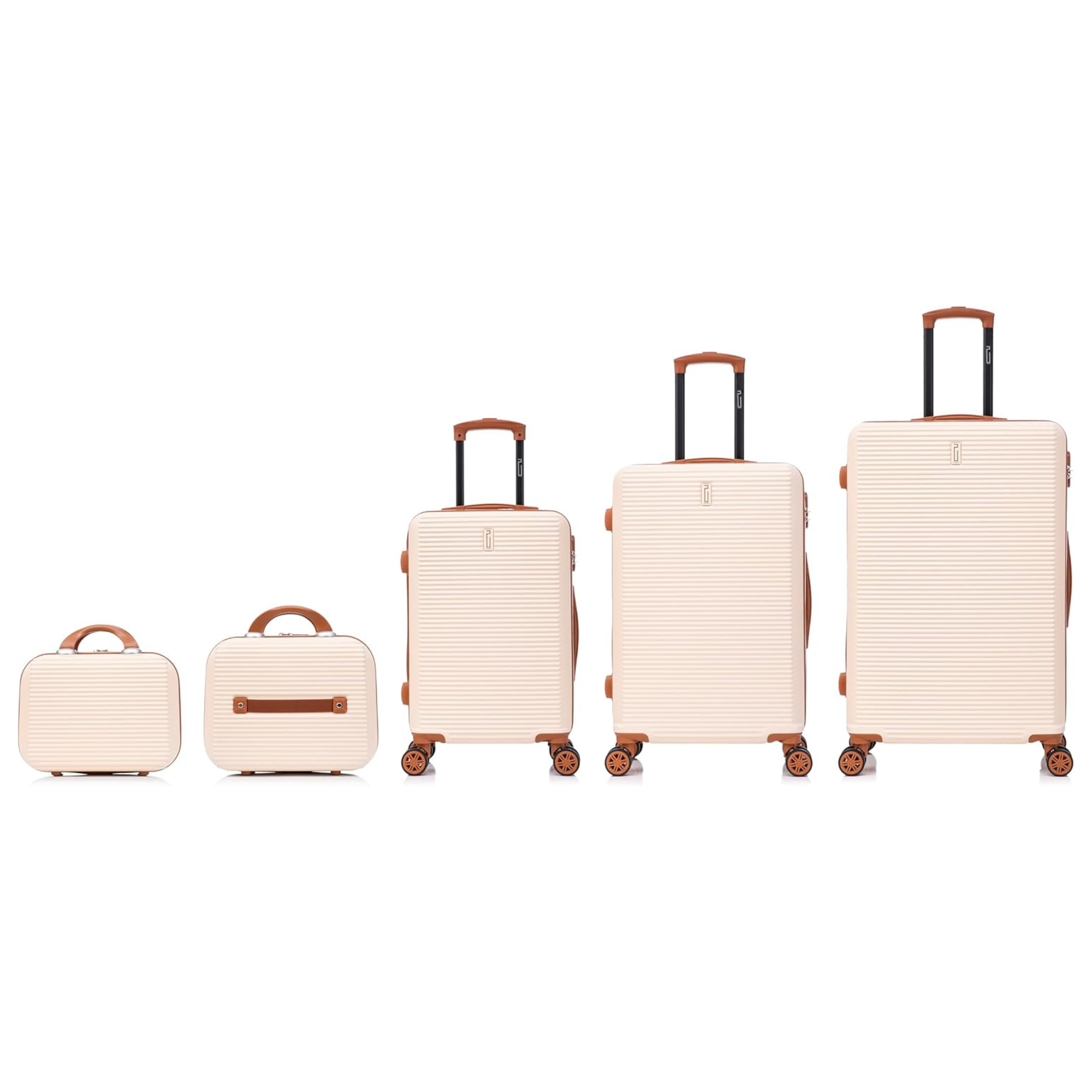 5-piece Weekend Suitcase Set – 4 suitcases + vanity case