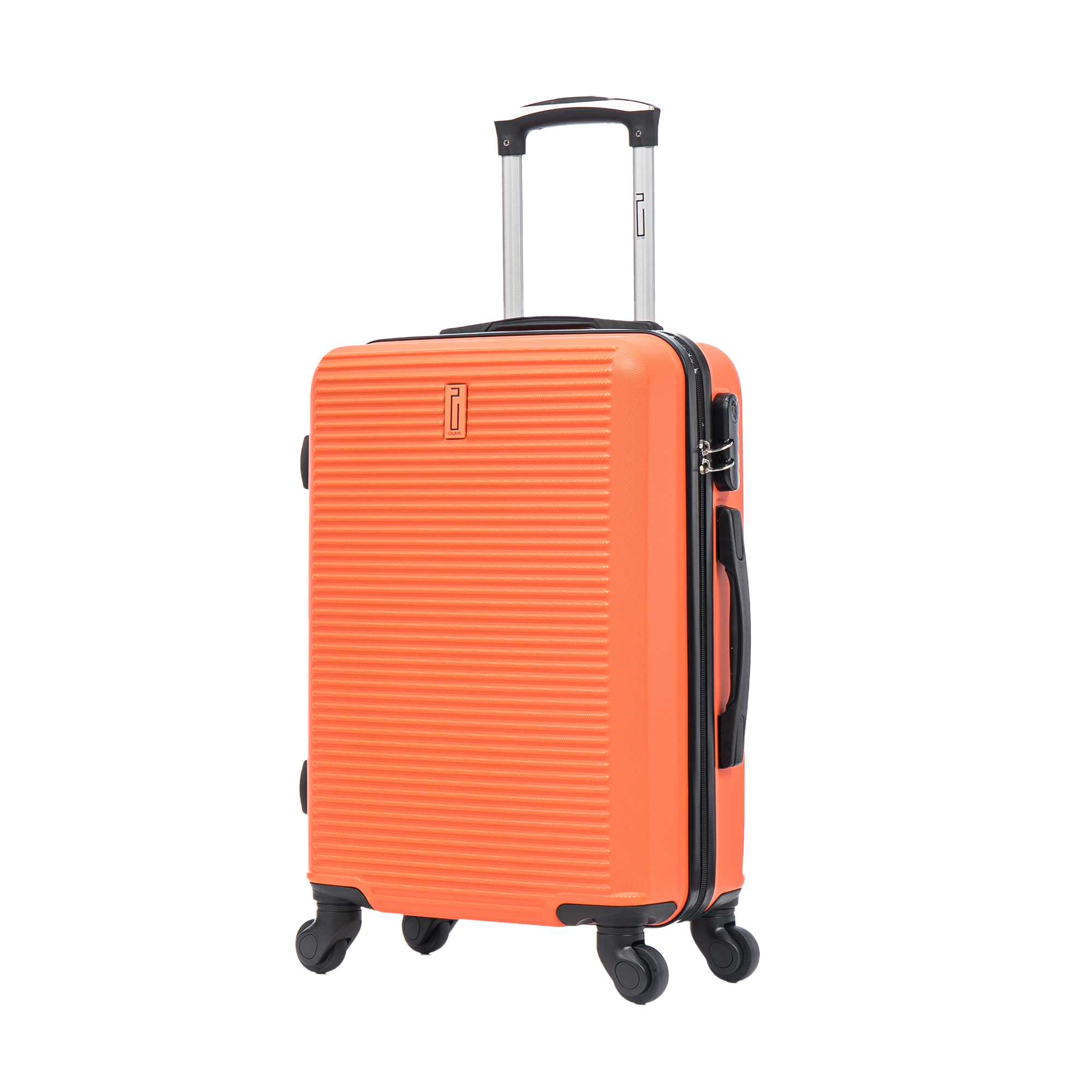 Set De Valise 4 pièces Week-end | Valise Cabine | Valise Moyenne | Valise Grande | Vanity – Orange