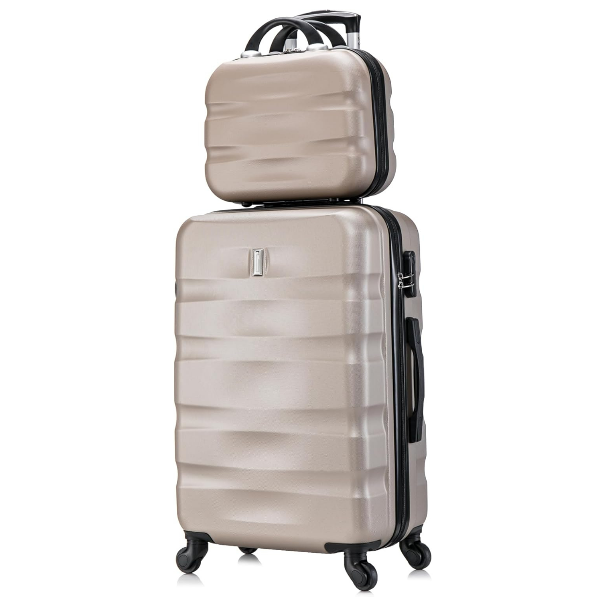 WAVE PARIS - Lot De 3 - Valises Grand Format, Cabine Et Vanity SELENGA Beige P2656938c2656939 WAVE PARIS - Lot De 3 - Valises Grand Format, Cabine Et Vanity SELENGA Beige P2656938c2656939