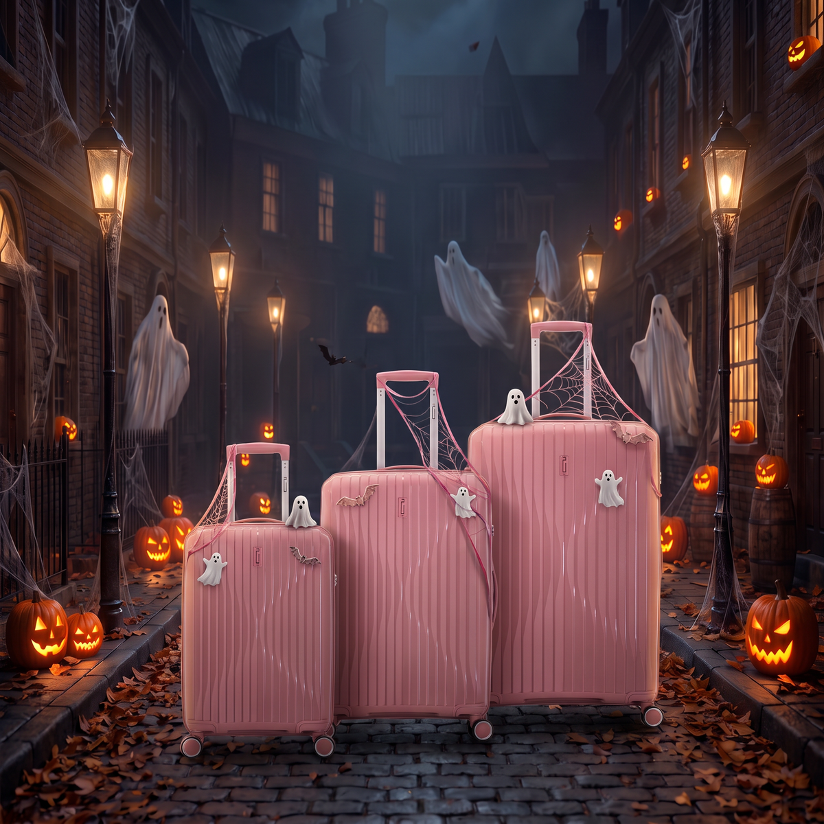 SET - Set 3 Valises - Polypropylène (XL-75cm) (L-65cm) (S-55cm)
