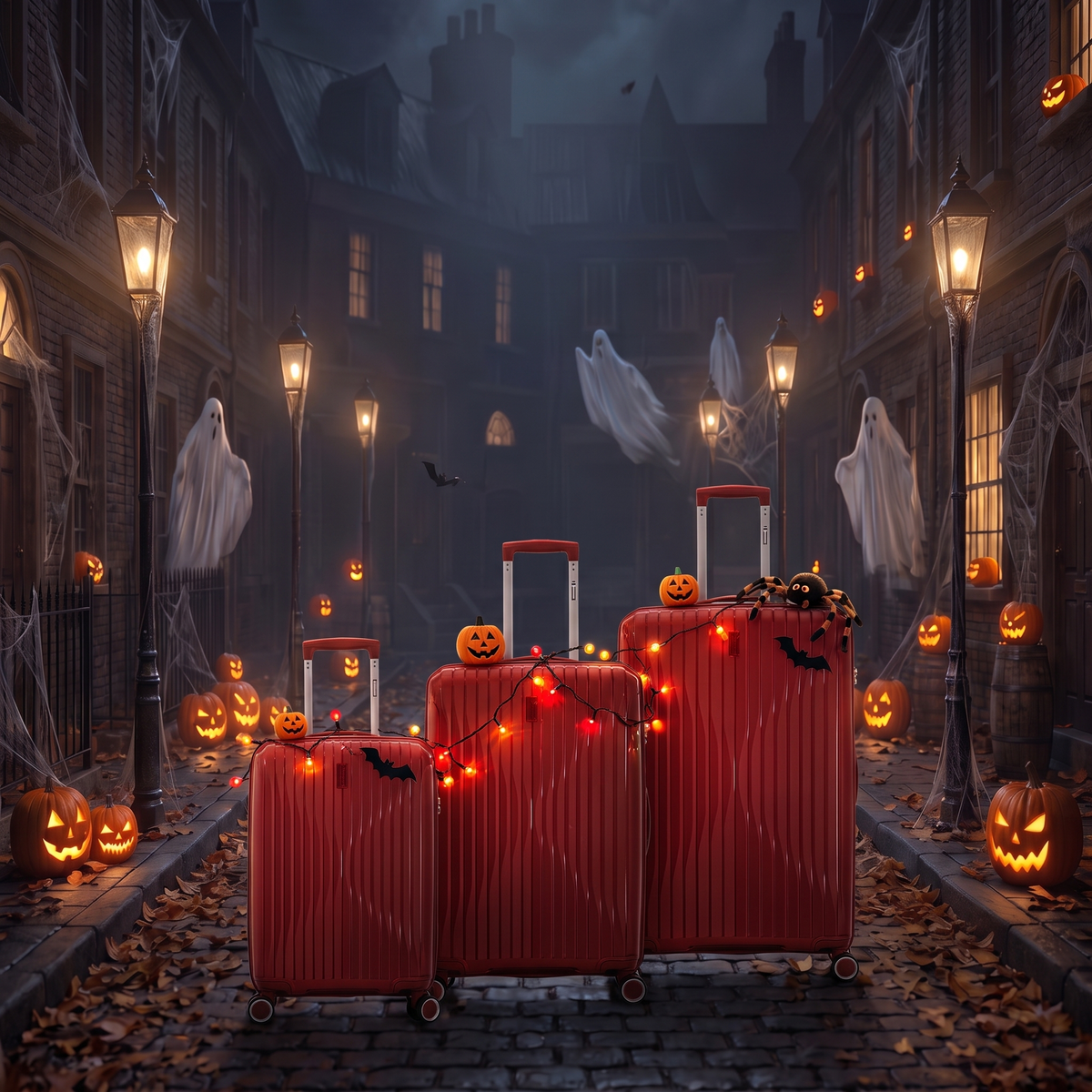 SET - Set 3 Valises - Polypropylène (XL-75cm) (L-65cm) (S-55cm)