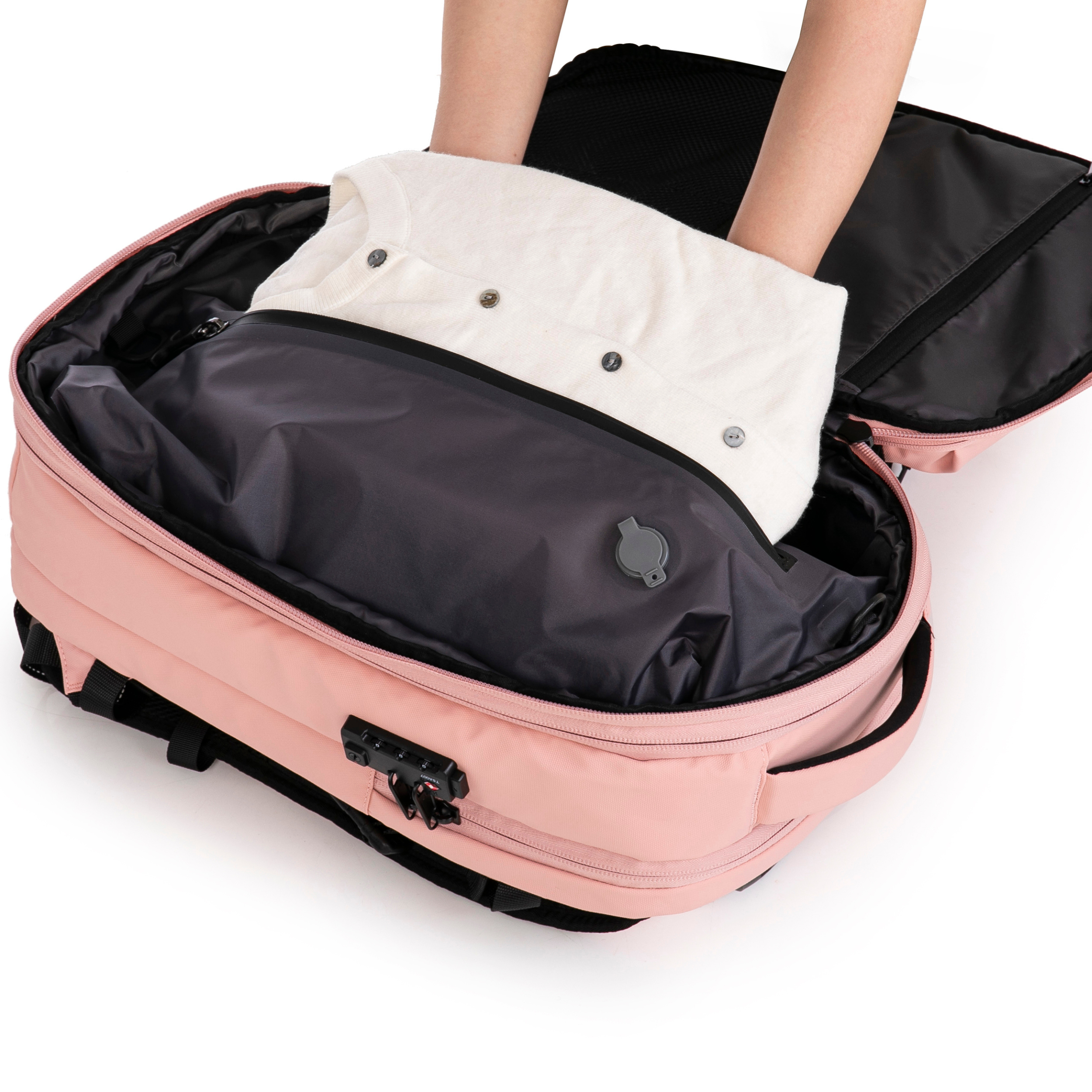 Sac à dos compressible V2 – Avec ou sans pompe, sac de compression inclus