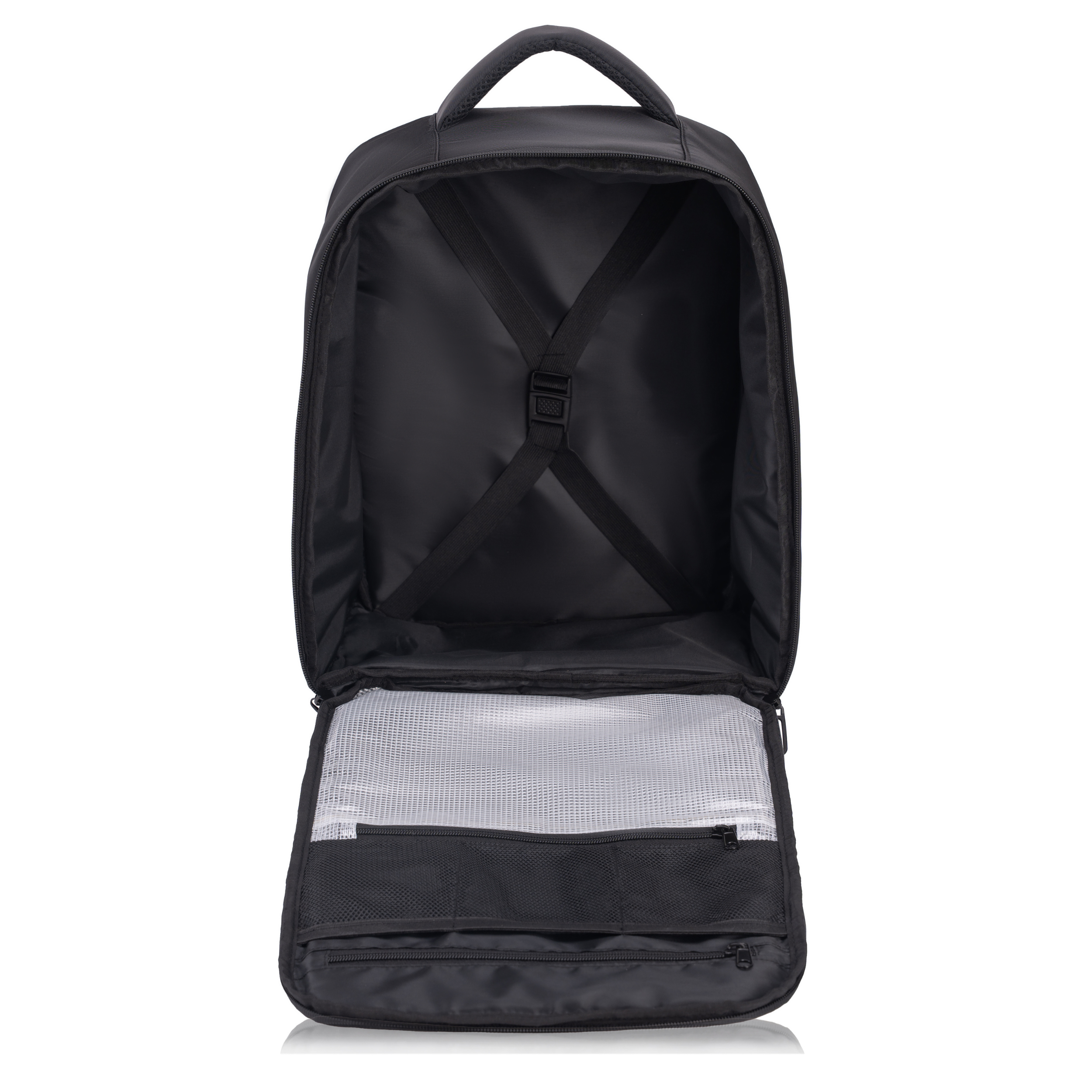 Zaino CELIMS 40x30x20 - Bagaglio a mano - Impermeabile - Nero