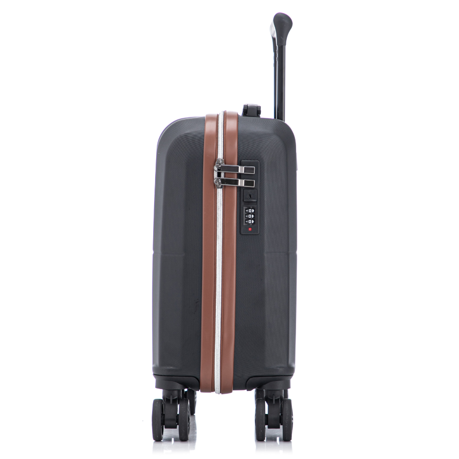 Valise Cabine Easyjet | 45x36x20 | Noir Onyx | ABS