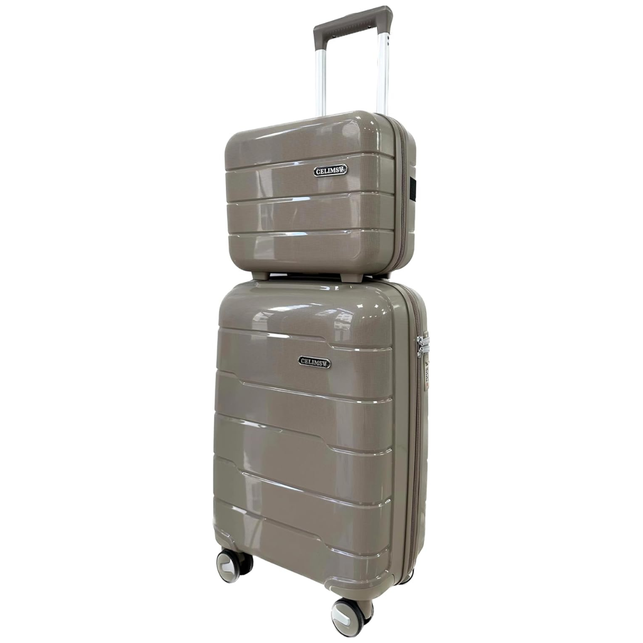 Cabin Suitcase with Vanity Case – 55cm – Polypropylene