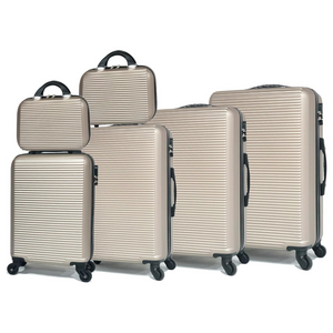 Set 6 Valises – Valise Cabine | Valise Moyenne | Valise Grande | 2x Vanity – ABS