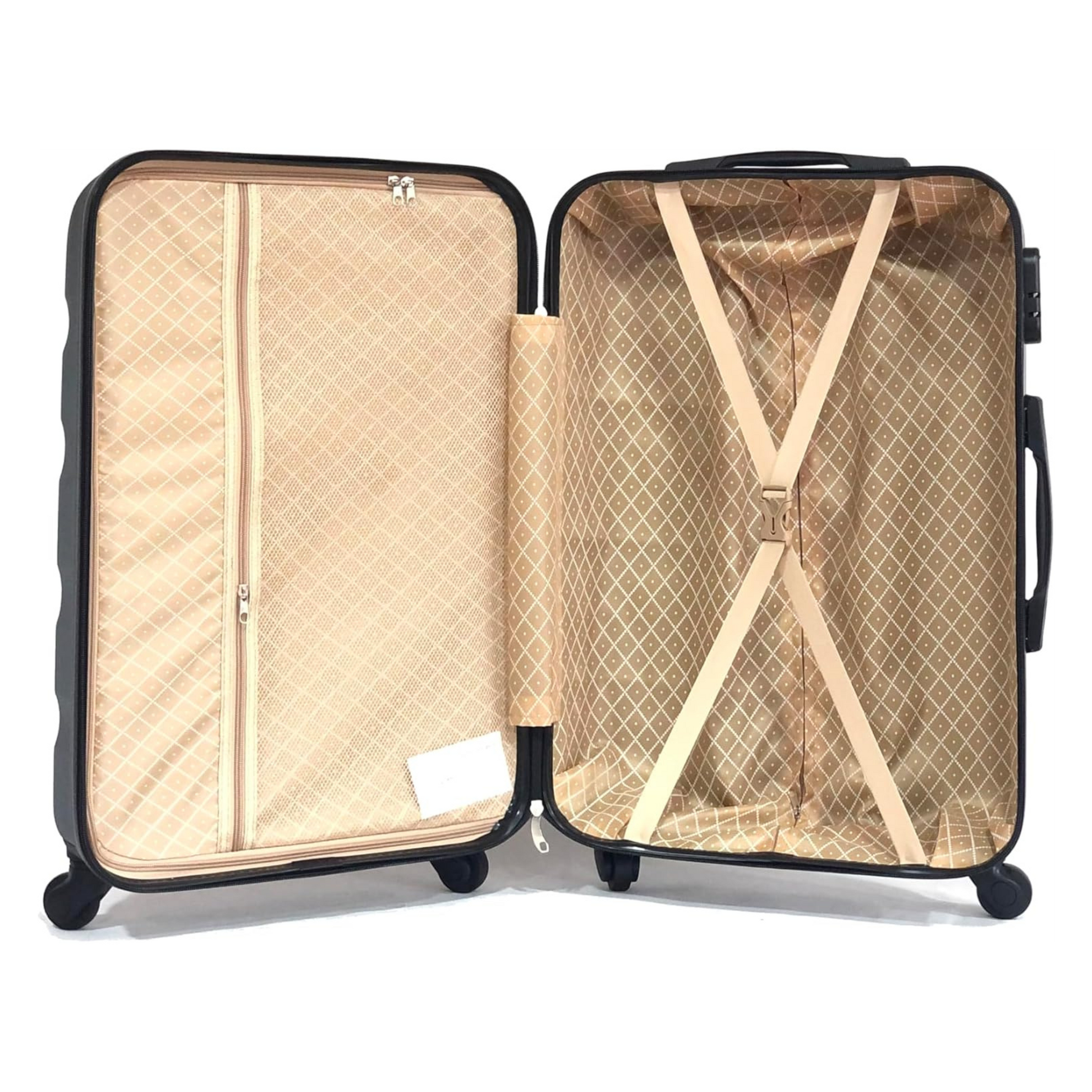 Set 5 Valises - Valise Cabine | Valise Moyenne | Valise Grande | 2x Vanity – ABS