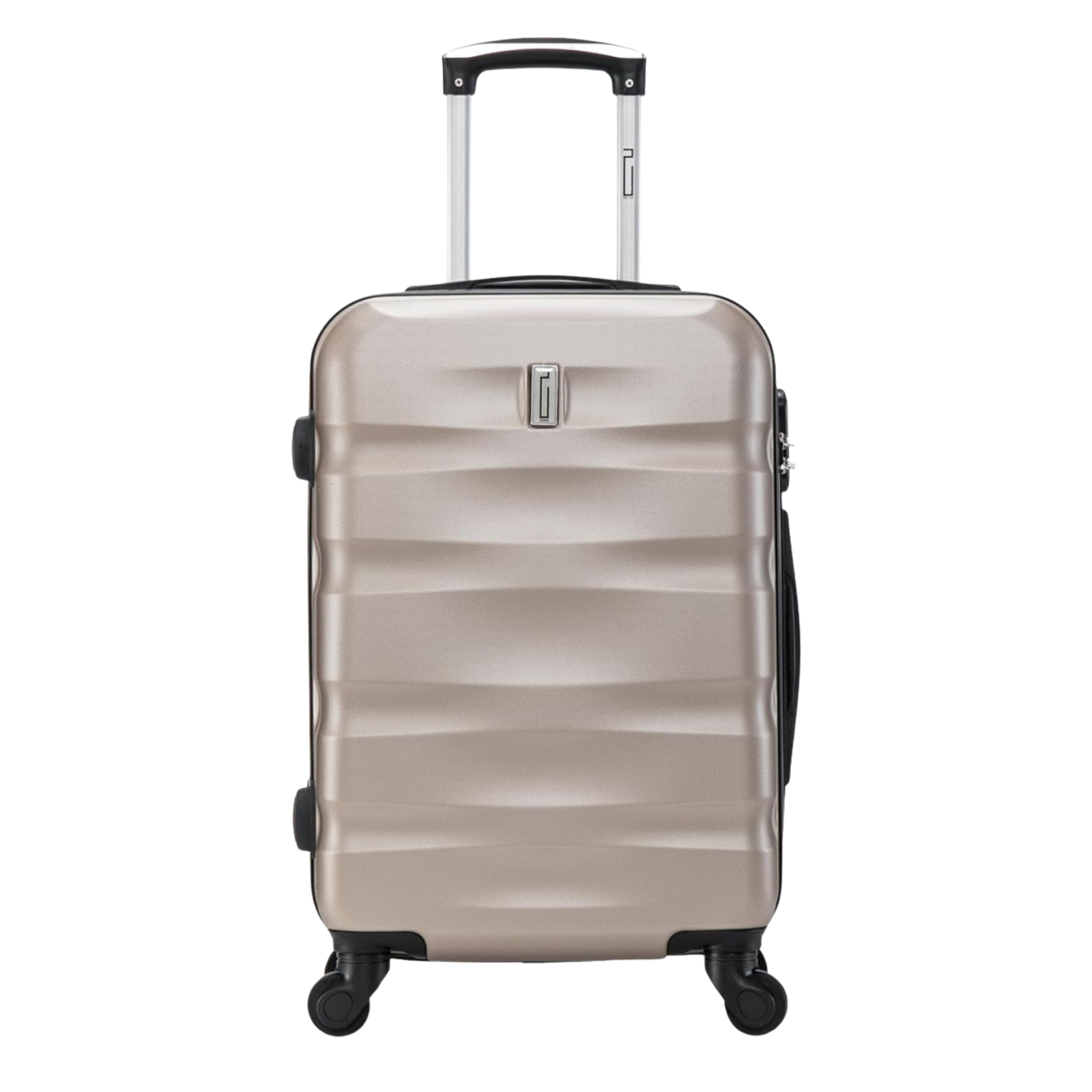 Valigia da cabina AeroWave | Bagaglio a mano | 55x35x25 | Champagne