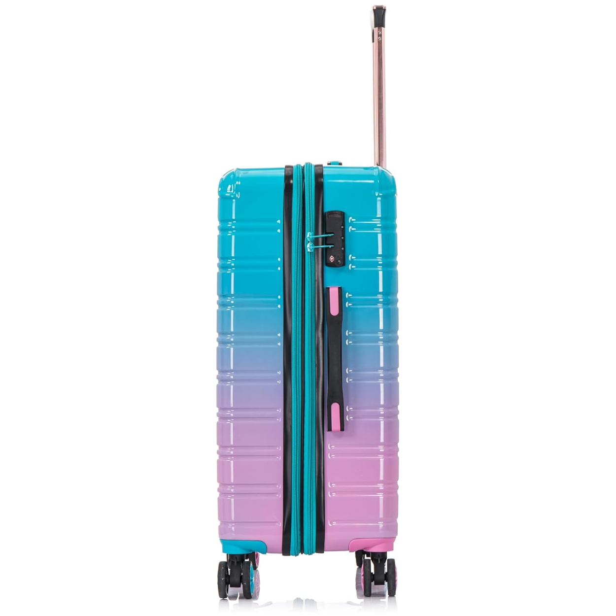 Set Valise 3 pièces Polycarbonate | Valise Cabine | Valise Moyenne | Valise Grande – Dégradé Turquoise