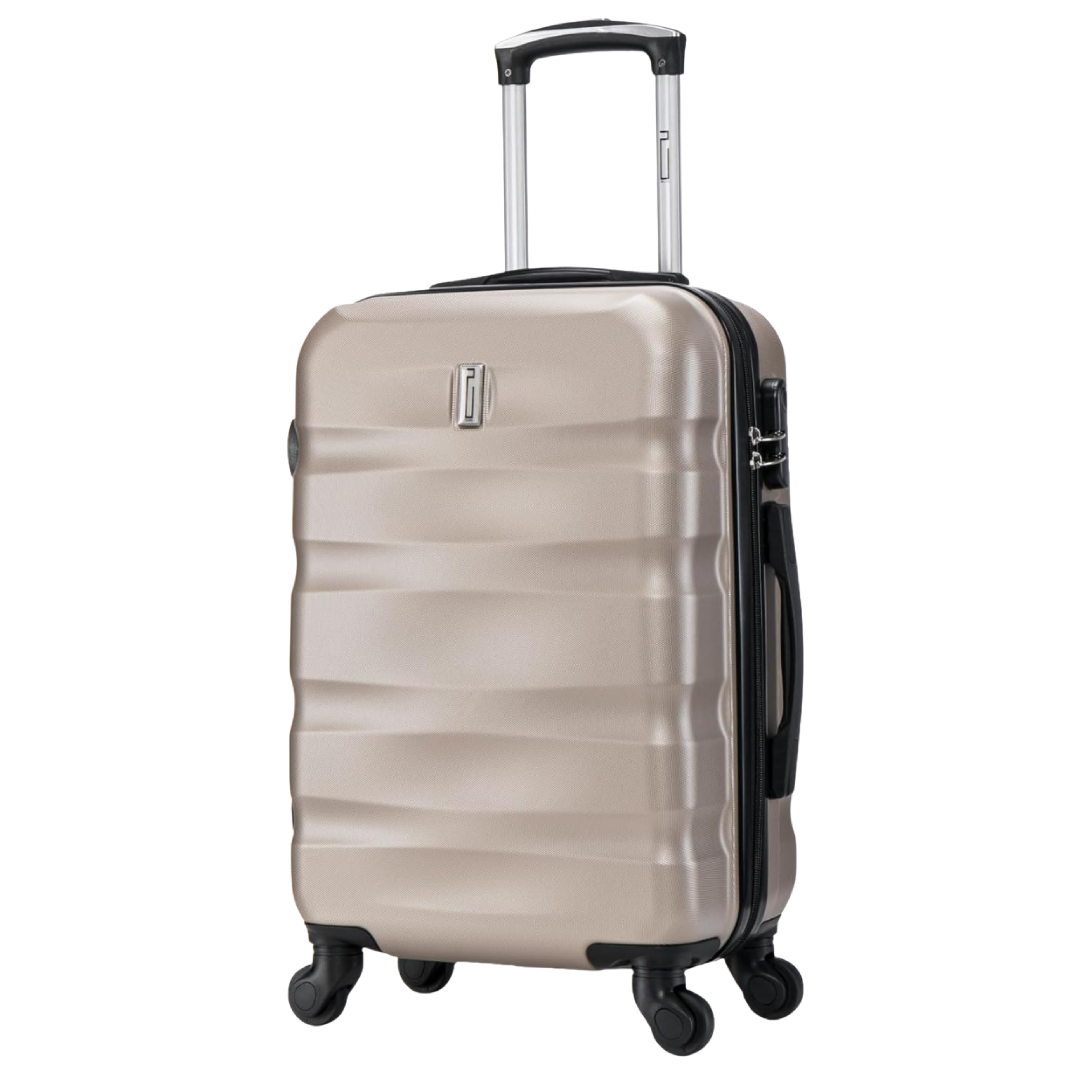 Valigia da cabina AeroWave | Bagaglio a mano | 55x35x25 | Champagne