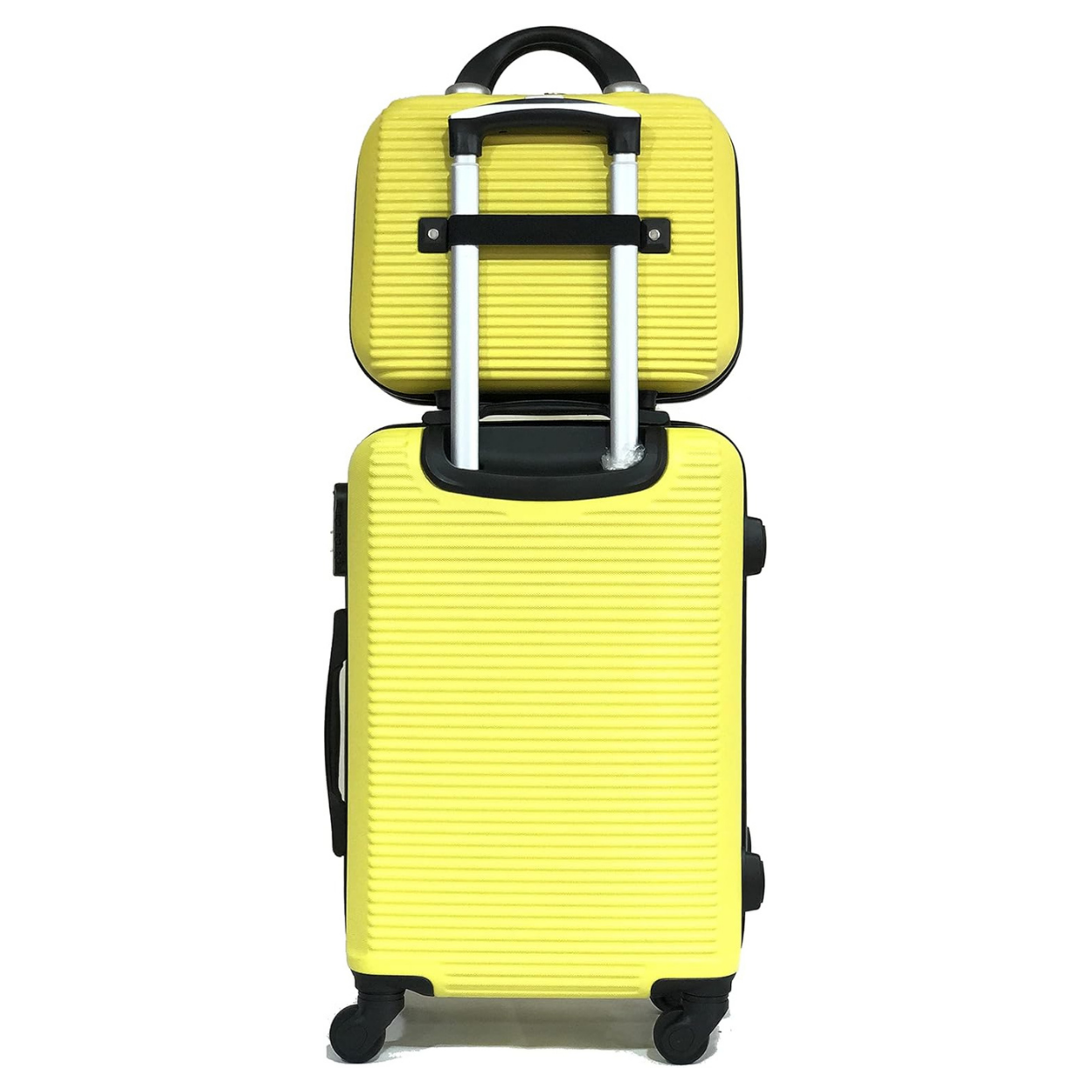 Set 5 Suitcases – Cabin Suitcase | Medium Suitcase | Large Suitcase | 2x Vanity – ABS