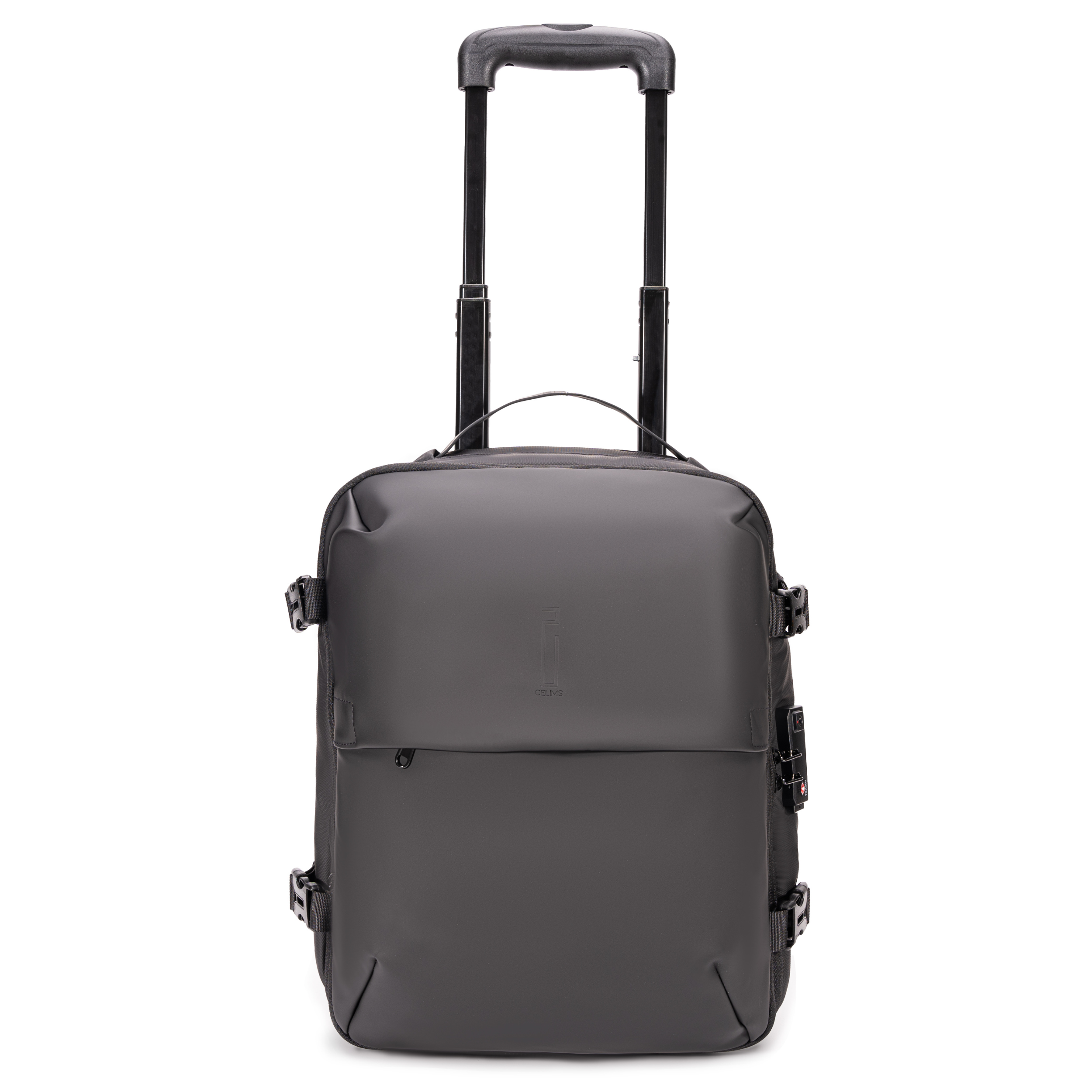AirPlus Trolley – Sac à Dos Sous Vide 40x30x20 CELIMS avec Roues - Bagage à Main - Imperméable - Compartiment Ordinateur Amovible