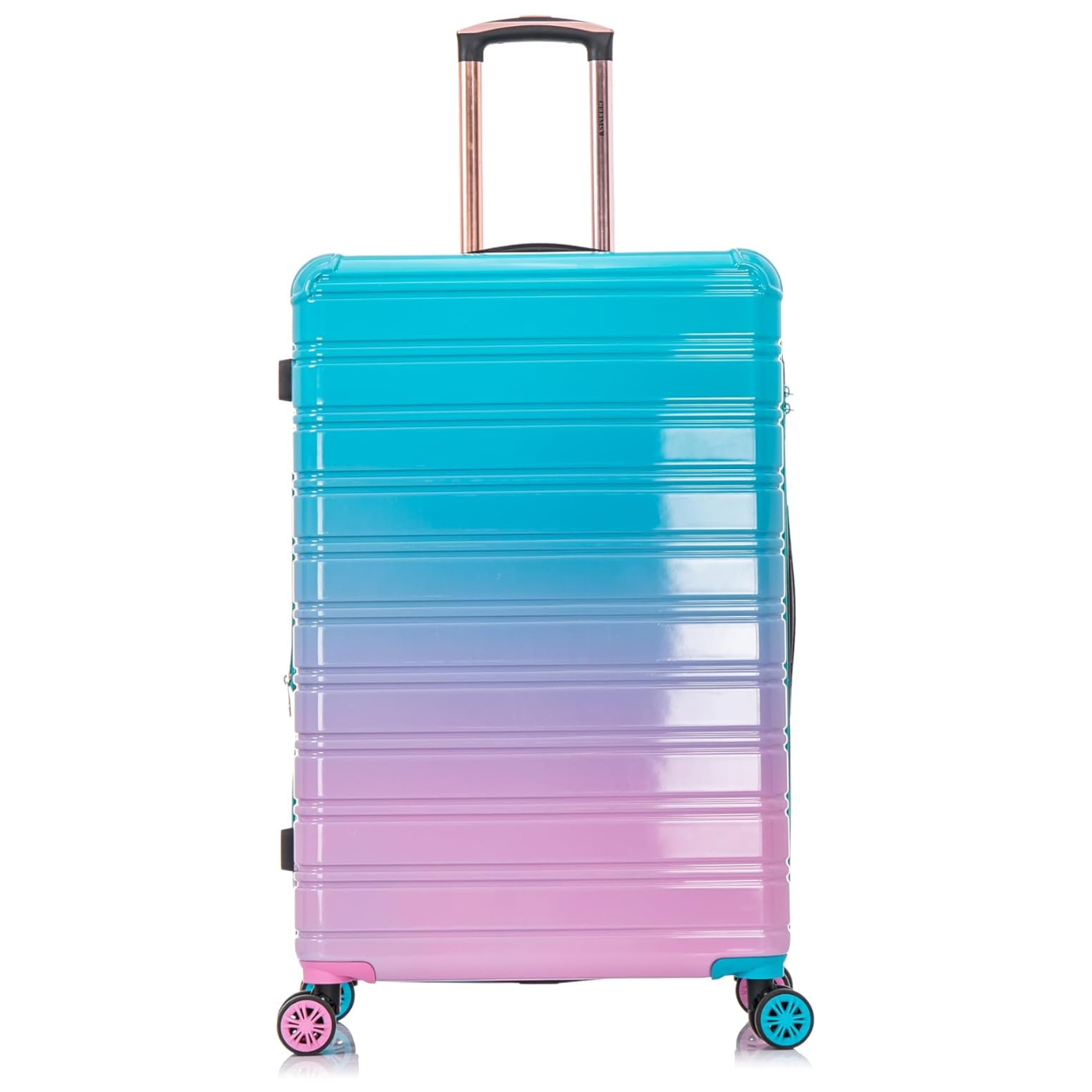 Set Valise 3 pièces Polycarbonate | Valise Cabine | Valise Moyenne | Valise Grande – Dégradé Turquoise