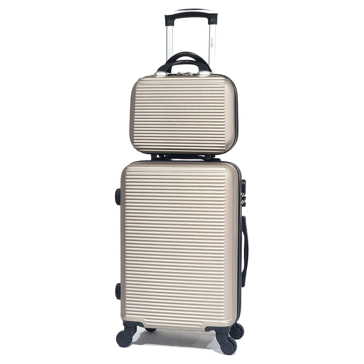 Set 6 Valises – Valise Cabine | Valise Moyenne | Valise Grande | 2x Vanity – ABS