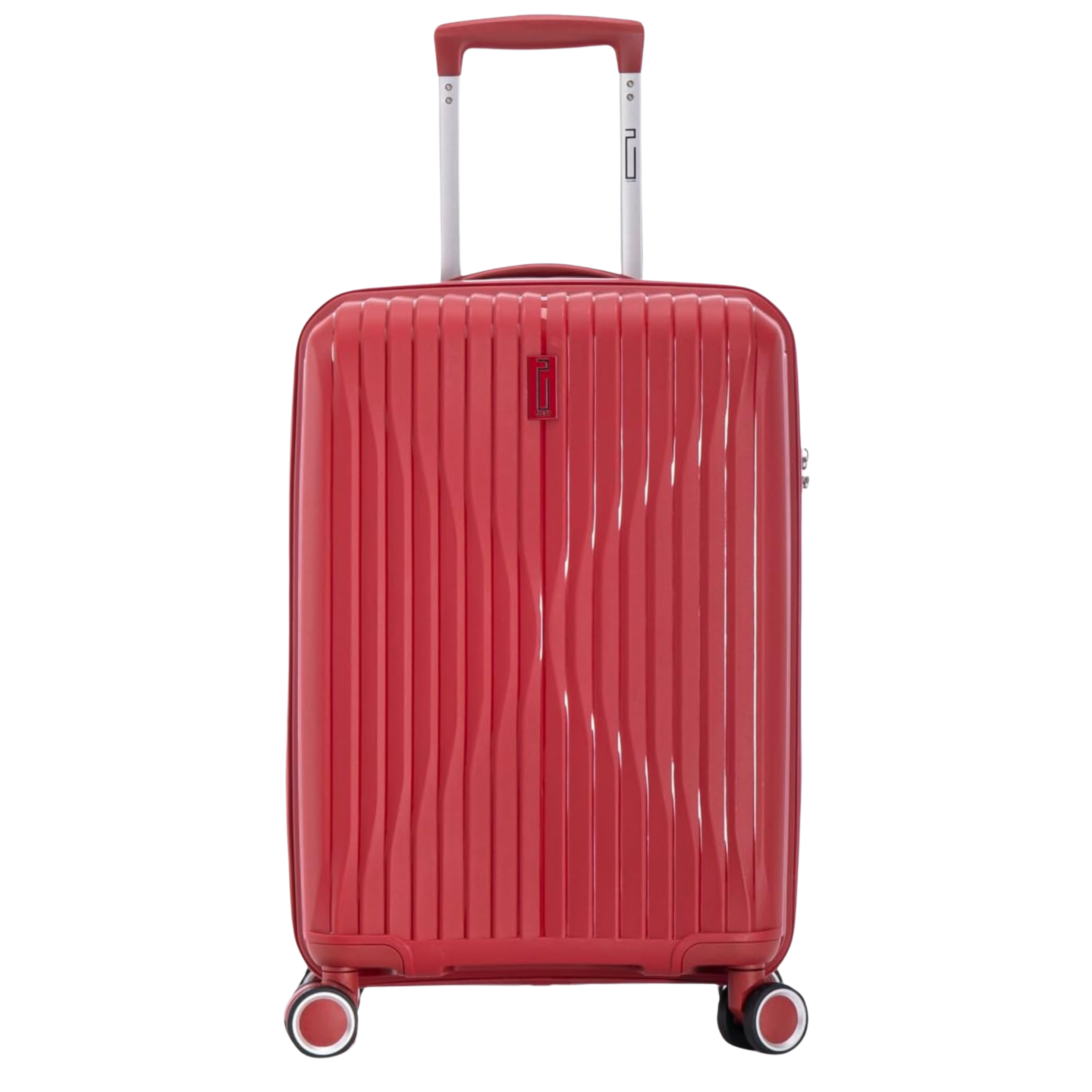 Valigia da cabina in polipropilene | valigia in polipropilene | 55x40x20 | Rosso