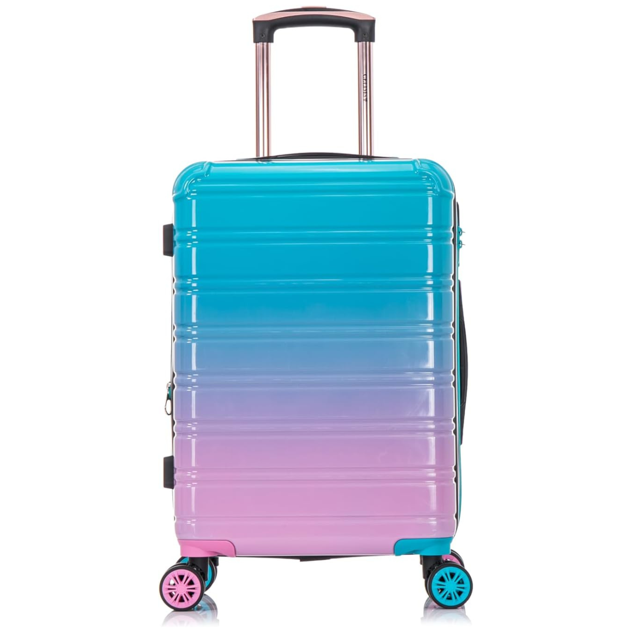 Set Valise 3 pièces Polycarbonate | Valise Cabine | Valise Moyenne | Valise Grande – Dégradé Turquoise