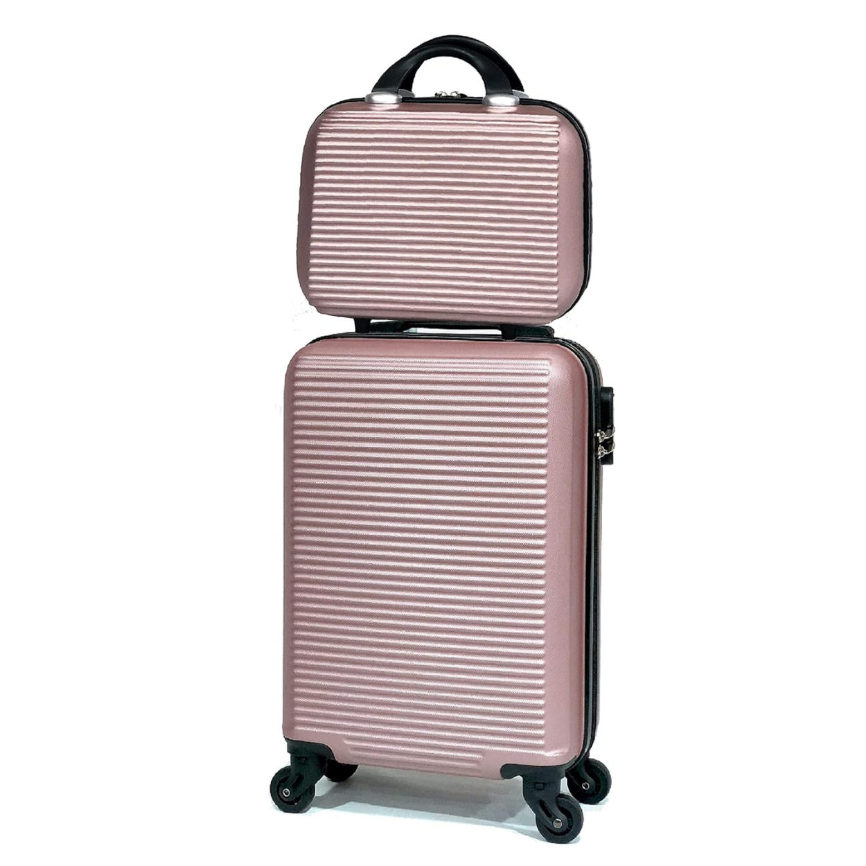 Valise Cabine avec Vanity Week-end | Petite Valise | 45x36x20 | Rose Gold