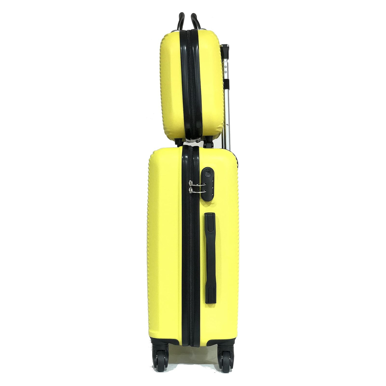 Valise Cabine avec Vanity Week-end | Bagage Cabine | 55x35x25 | Jaune