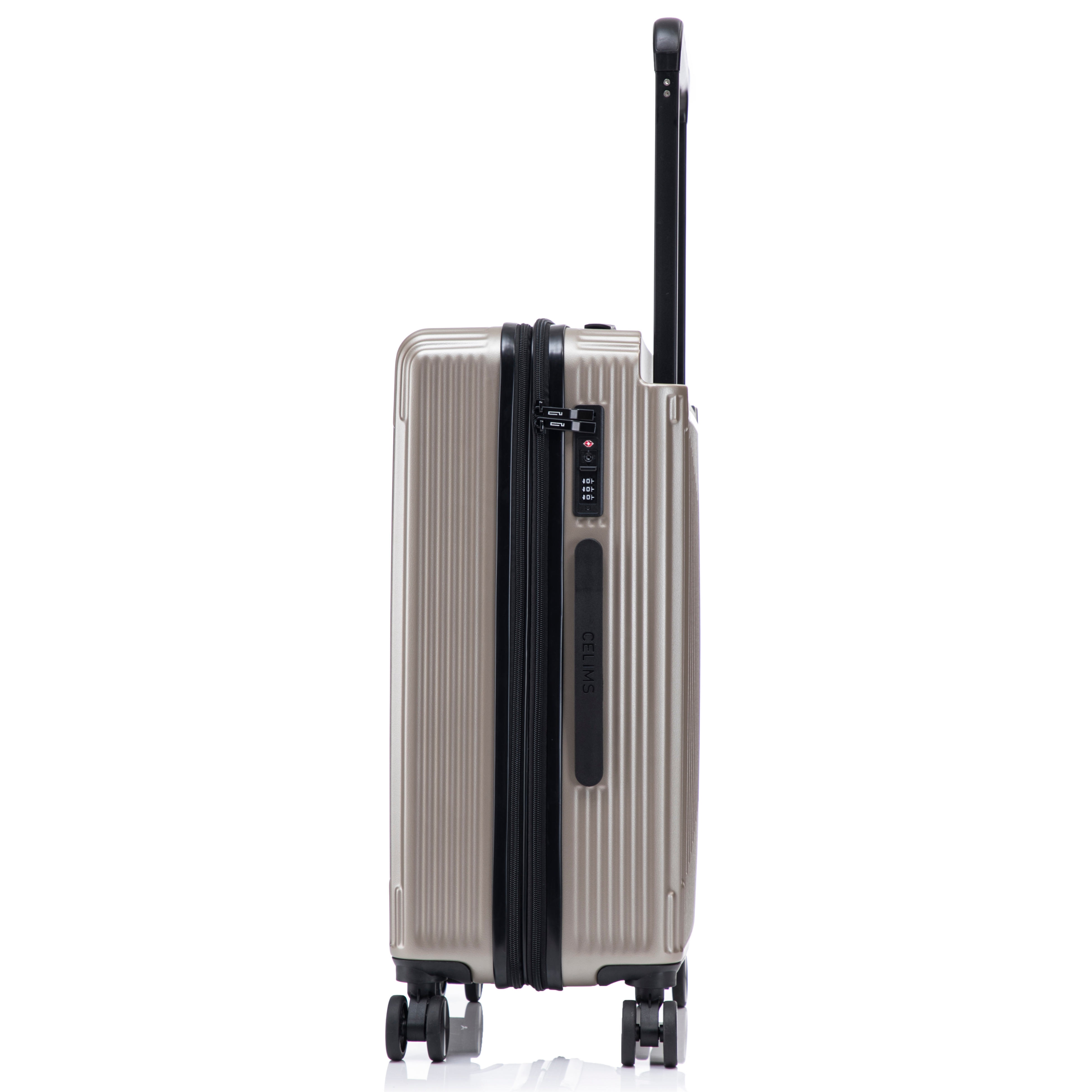Valise Cabine 55 cm ABS – Wide Trolley - Extensible & Serrure TSA