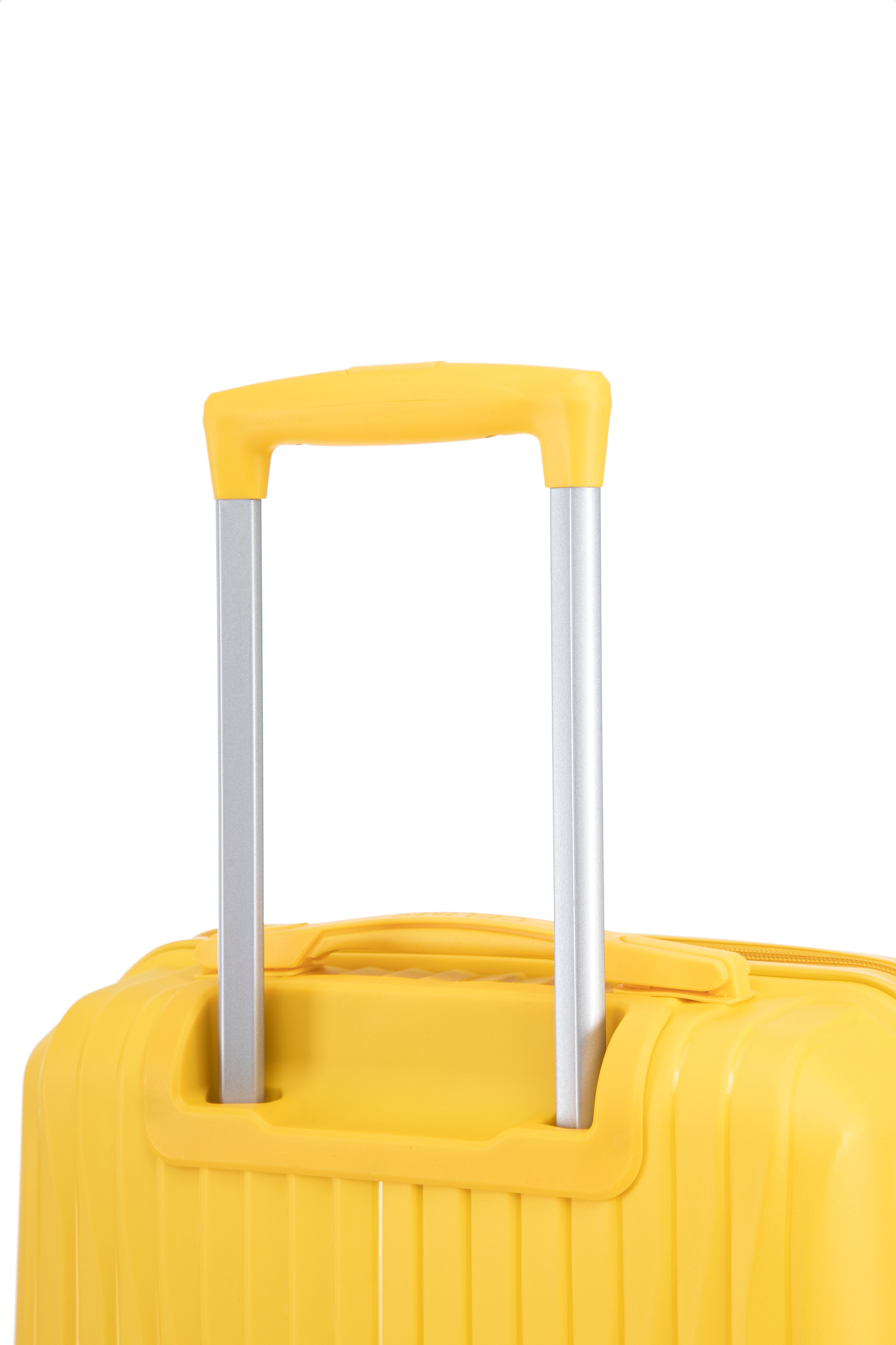 Set di valigie in polipropilene da 3 pezzi | Valigia da cabina | Valigia media | Valigia Grande – Nera