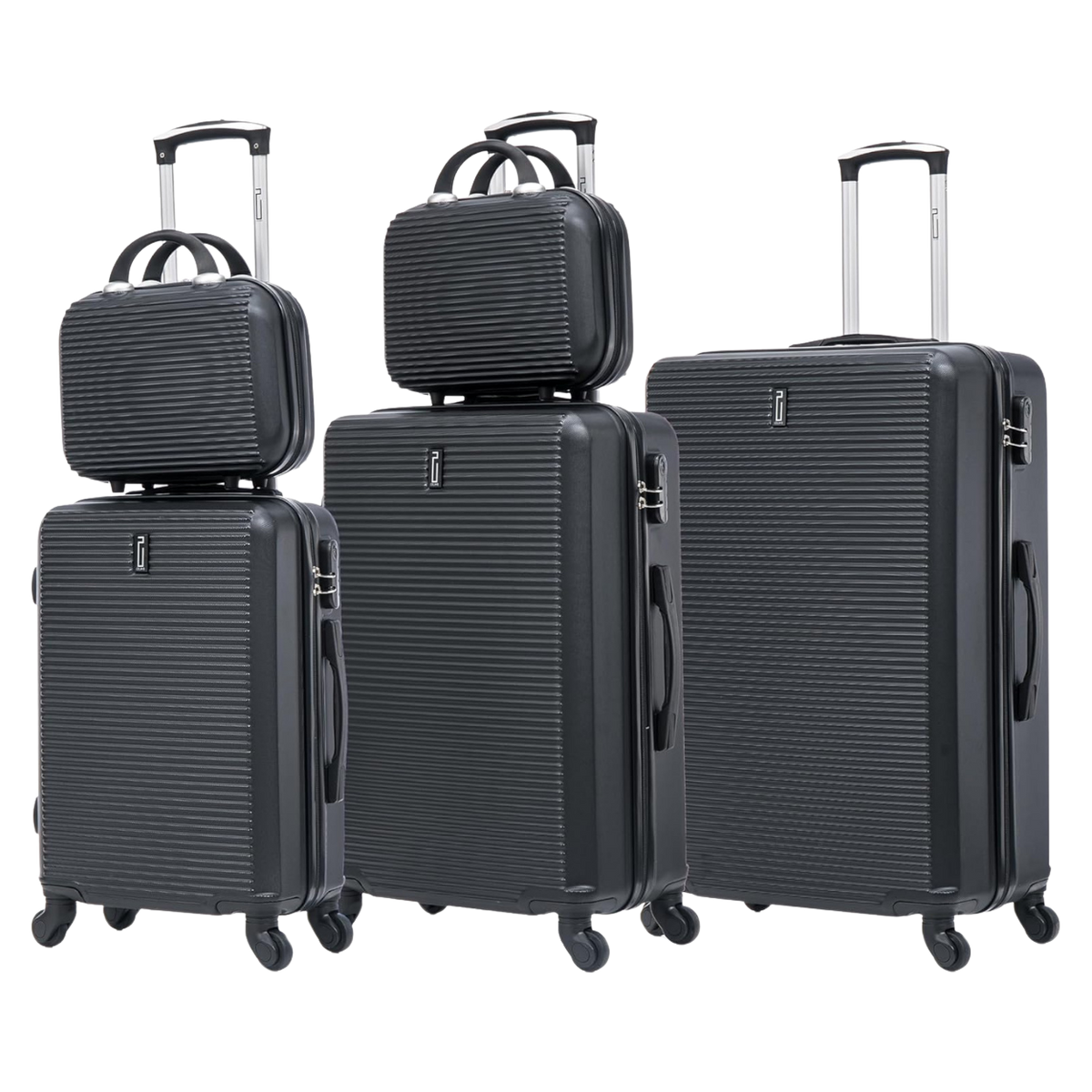 SET - Set 5 Pièces - ABS (XL-75cm) (L-65cm) (S-55cm) (Vanity 30 & 35cm)